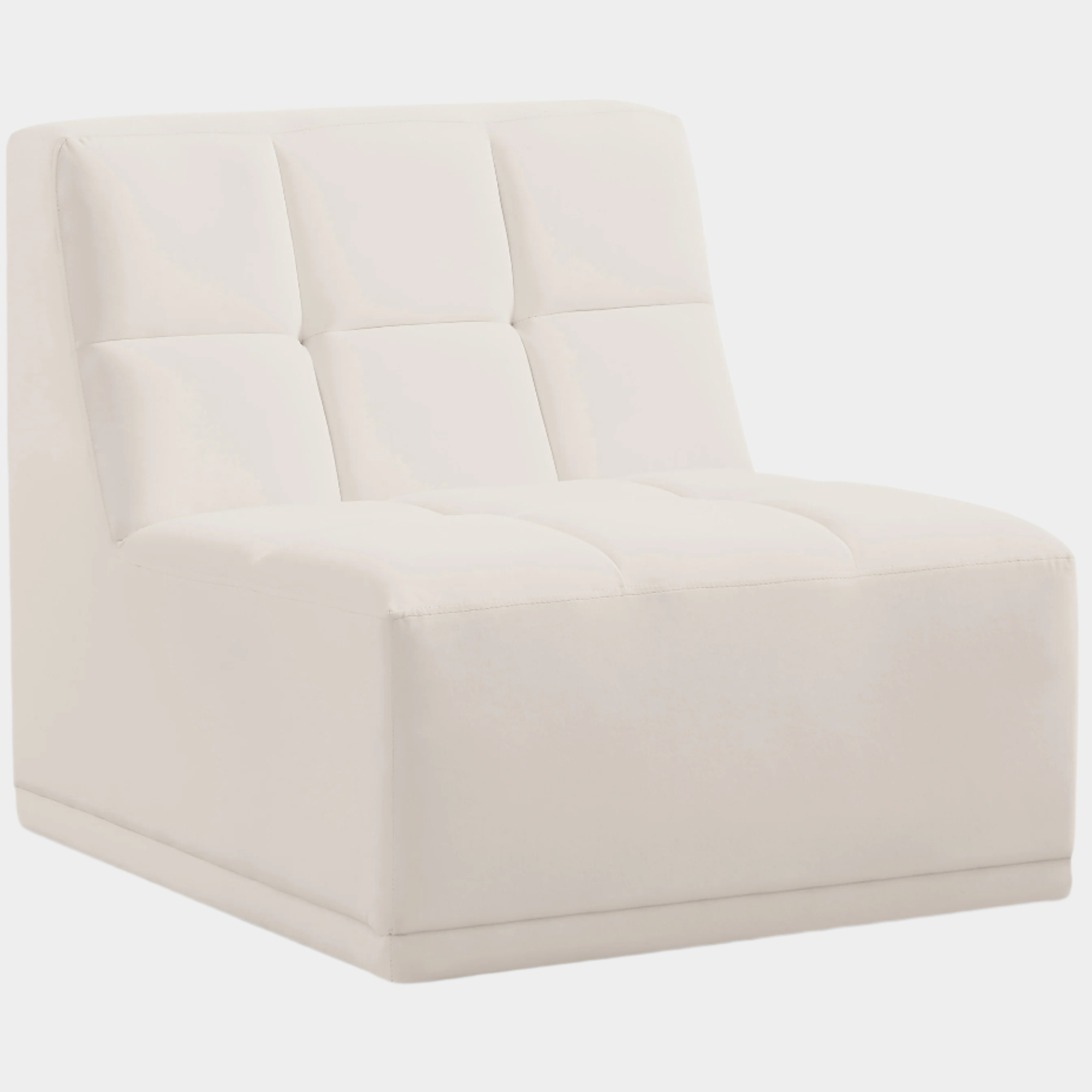 Fauteuil d'appoint rembourré en chenille Vivi