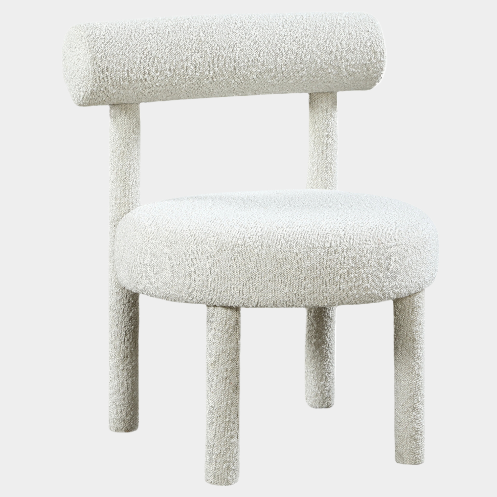 Fauteuil d'appoint rembourré en chenille Vivi