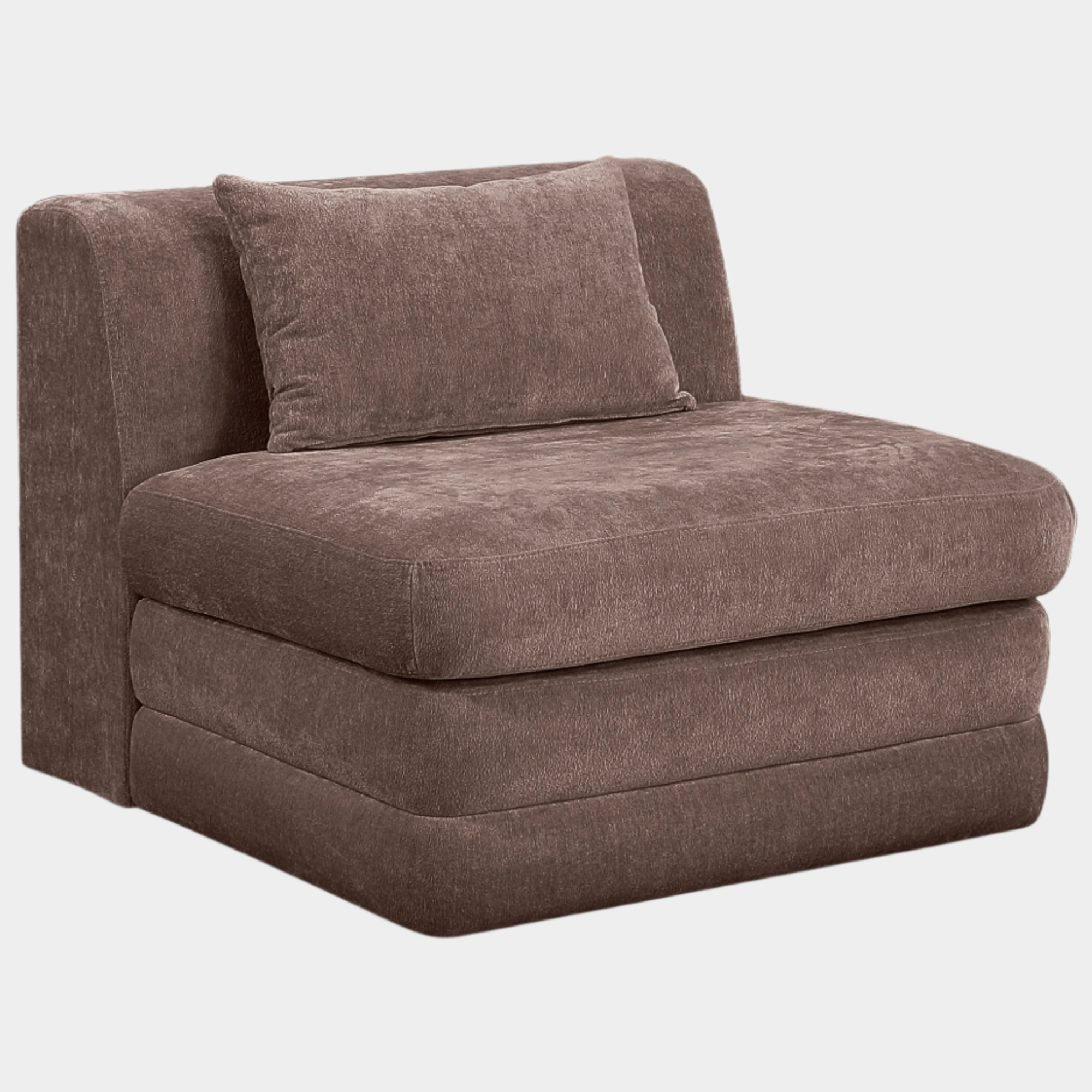 Fauteuil d'appoint rembourré en chenille Vivi