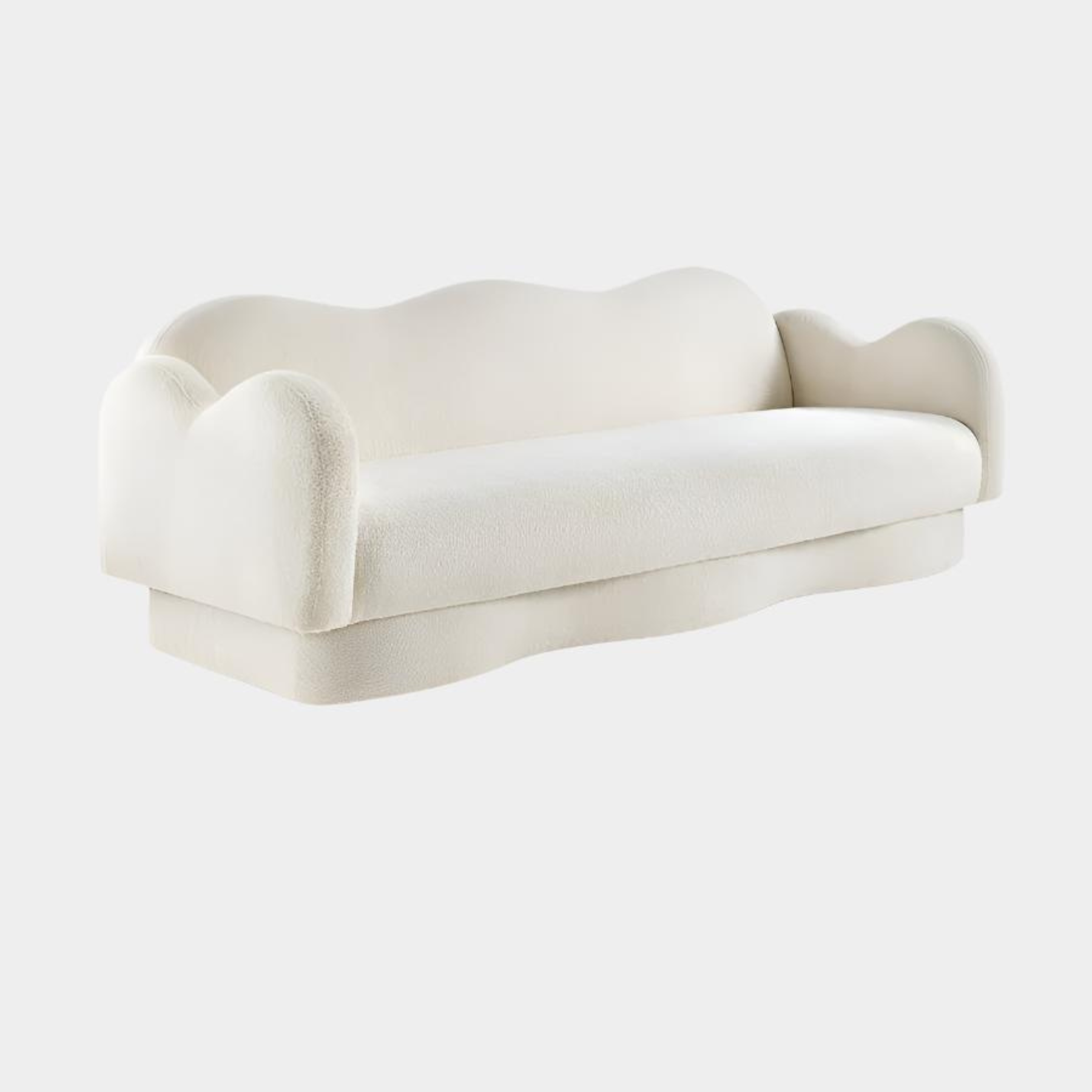 Canapé rembourré en tissu Bloom Teddy