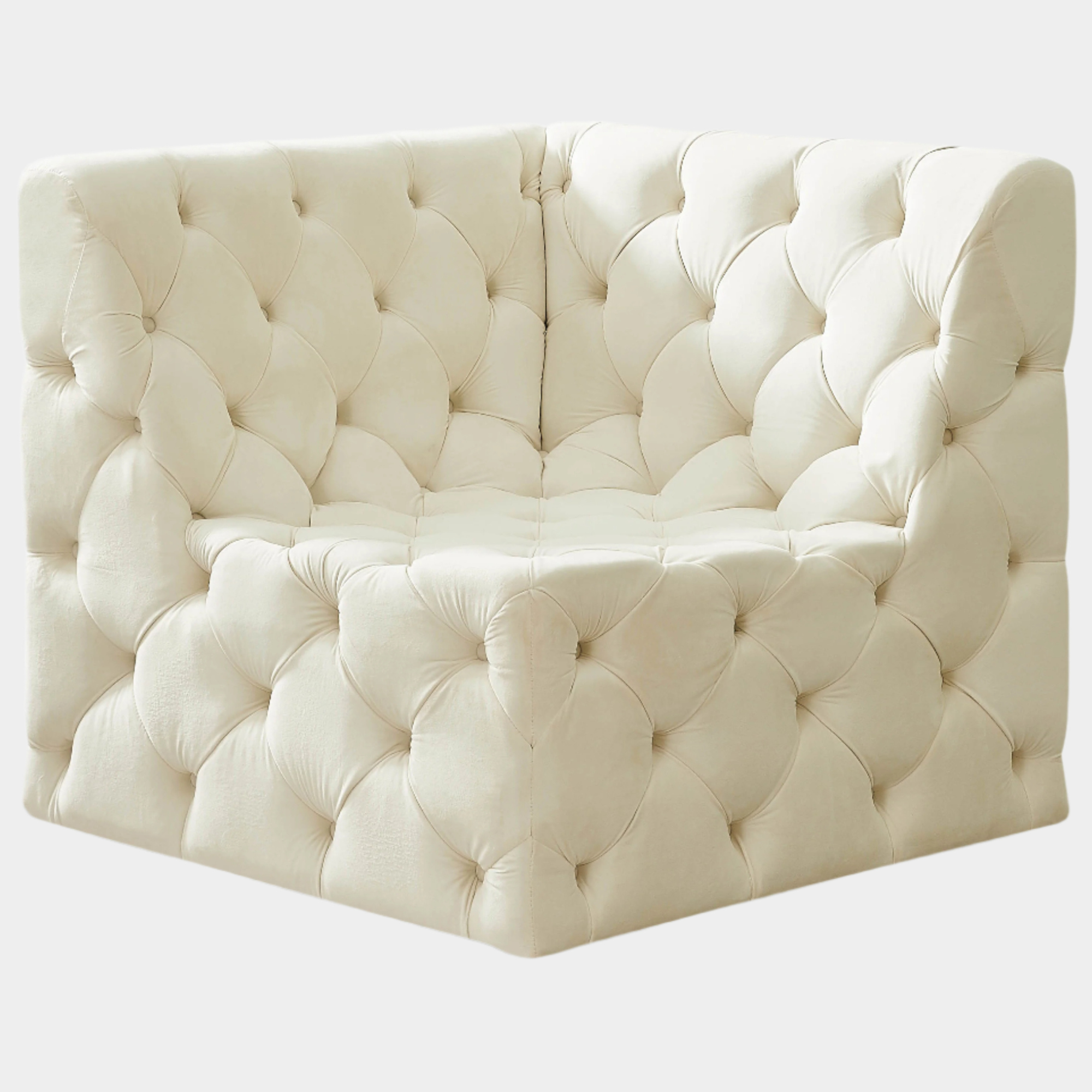 Fauteuil d'appoint rembourré en chenille Vivi