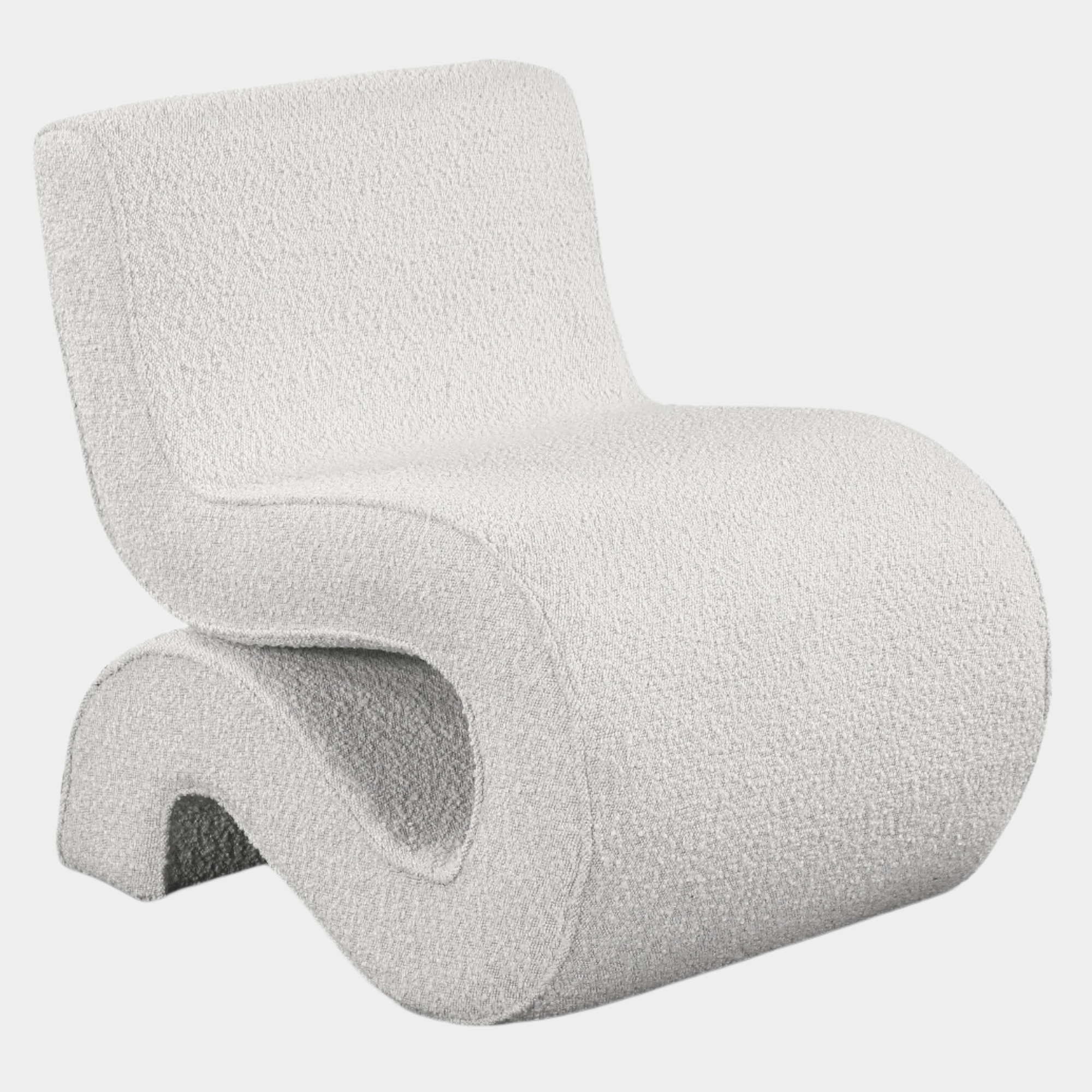 Fauteuil d'appoint rembourré en chenille Vivi