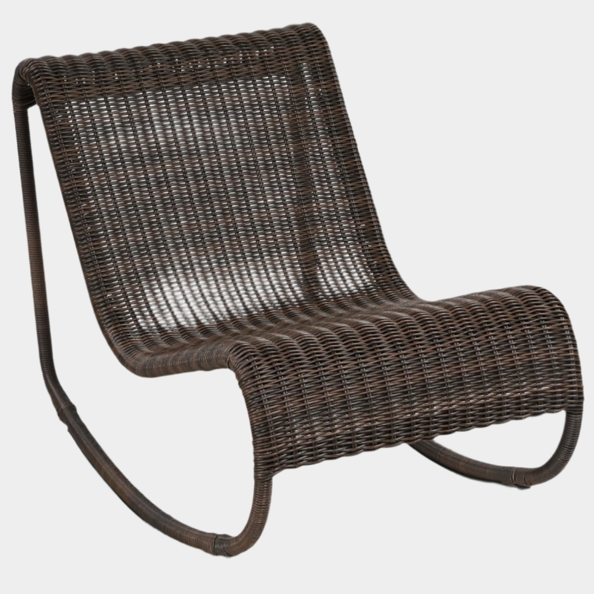 Chaise longue en tissu Orian Teddy