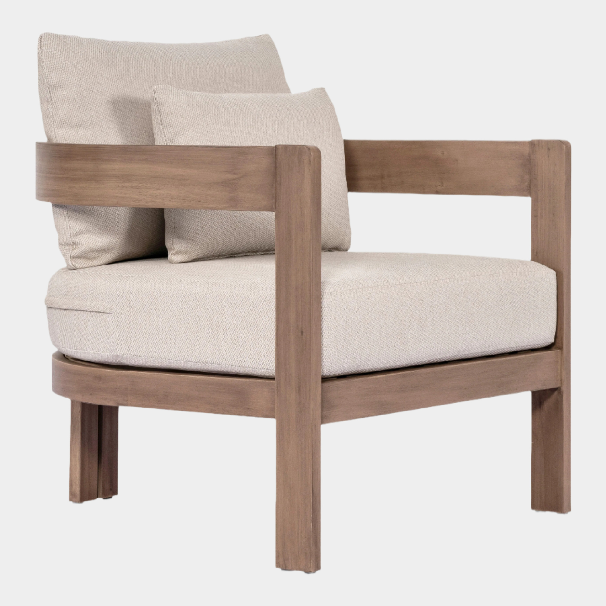 Newport Water Resistant Fabric Upholstered Outdoor Patio Chair