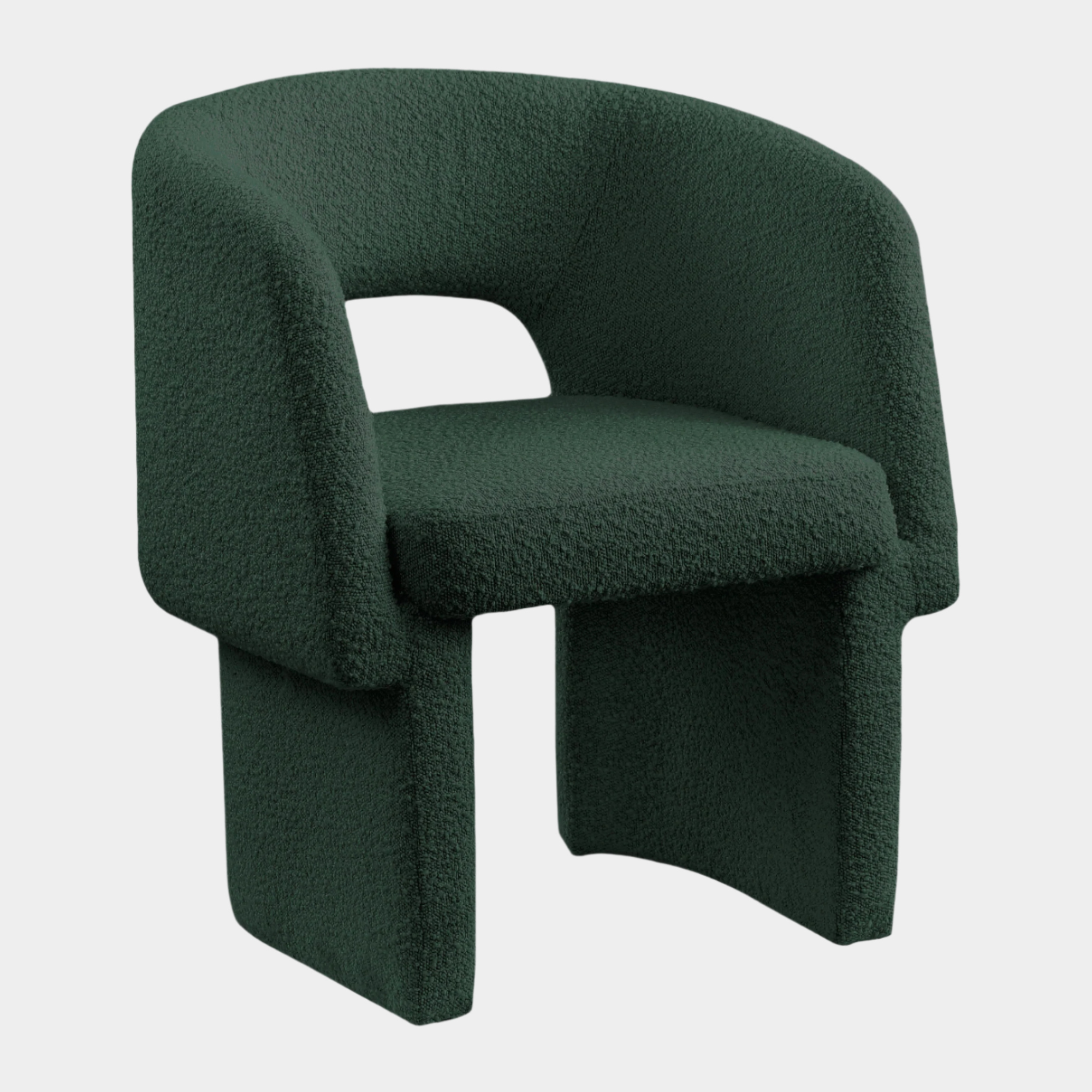 Fauteuil d'appoint rembourré en chenille Vivi
