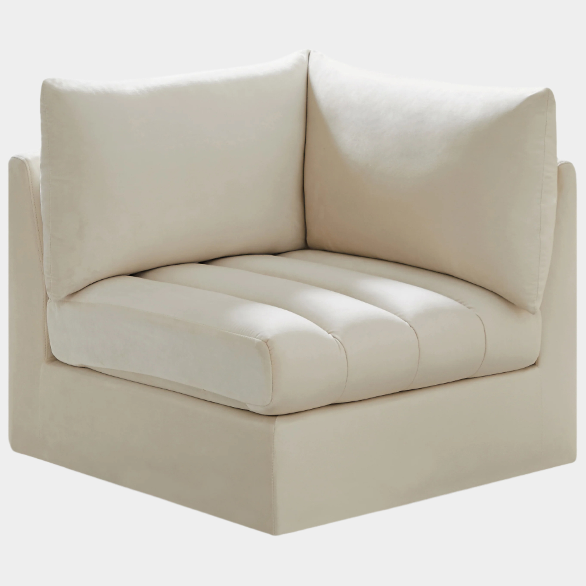 Jacob Velvet Upholstered Corner Modular Chair