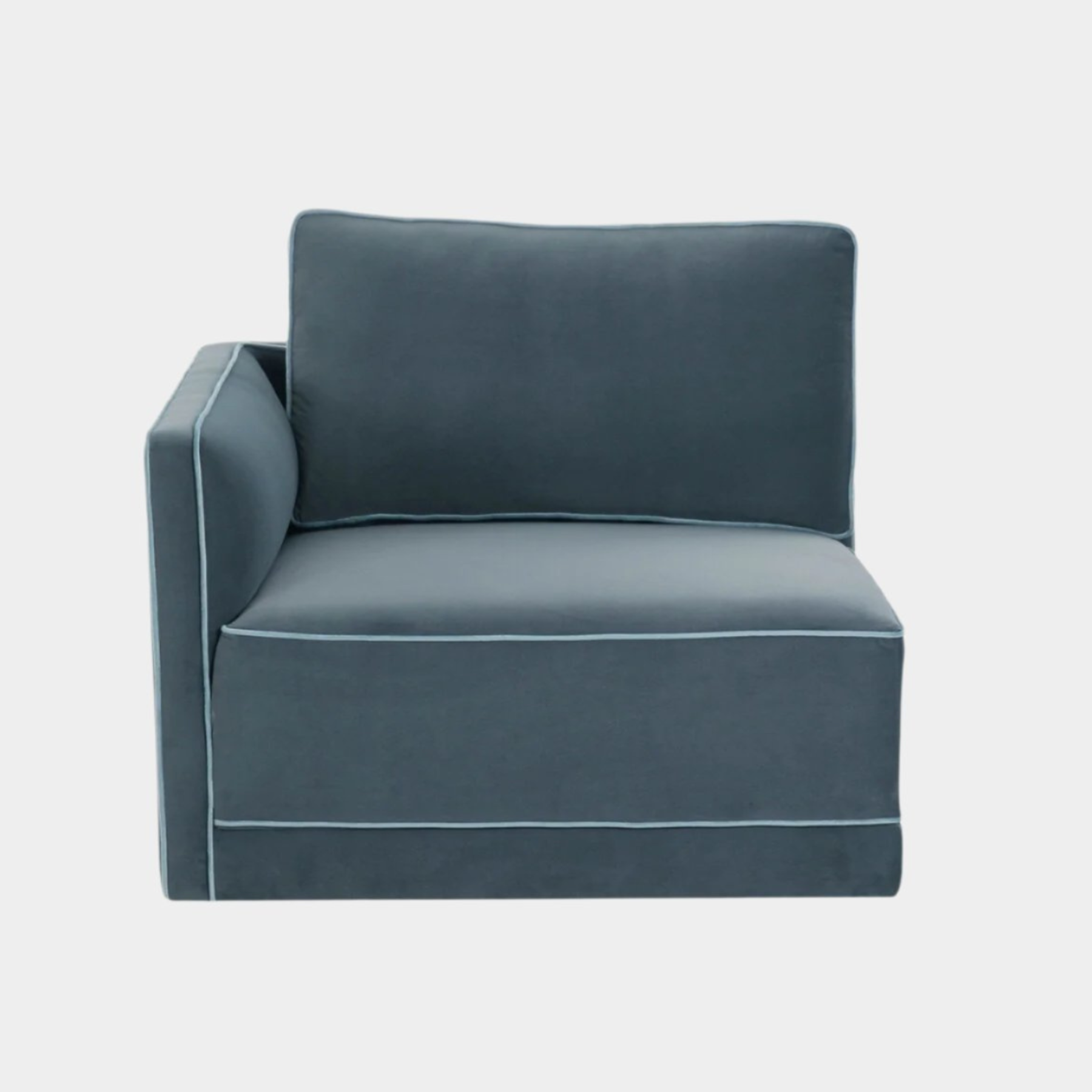Fauteuil d'angle Willow Misty Blue LAF