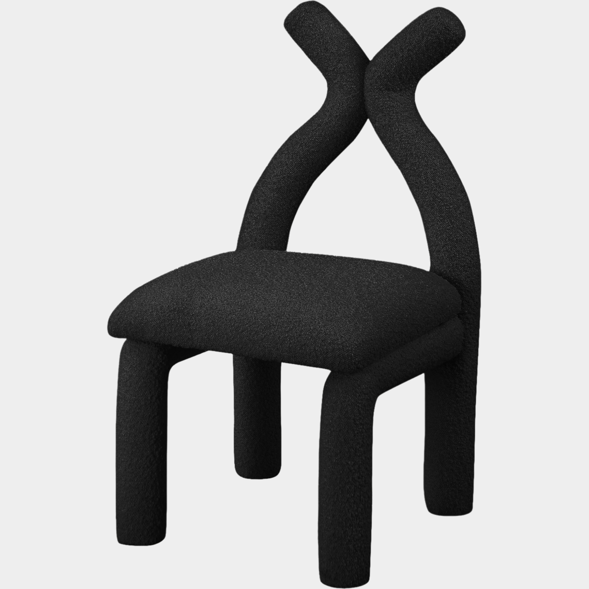 Fauteuil d'appoint rembourré en chenille Vivi