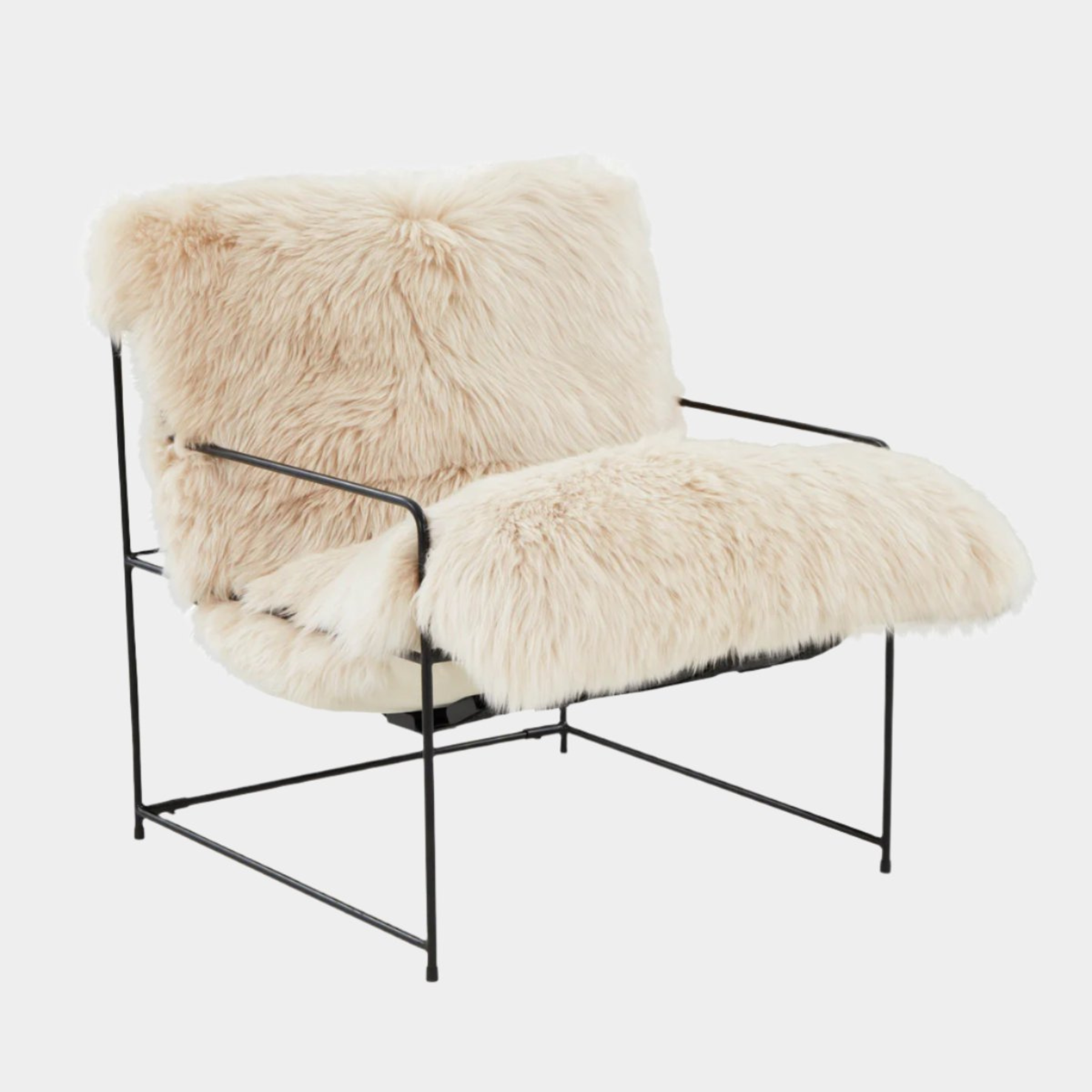 雪のchair Kimi Genuine Sheepskin Chair