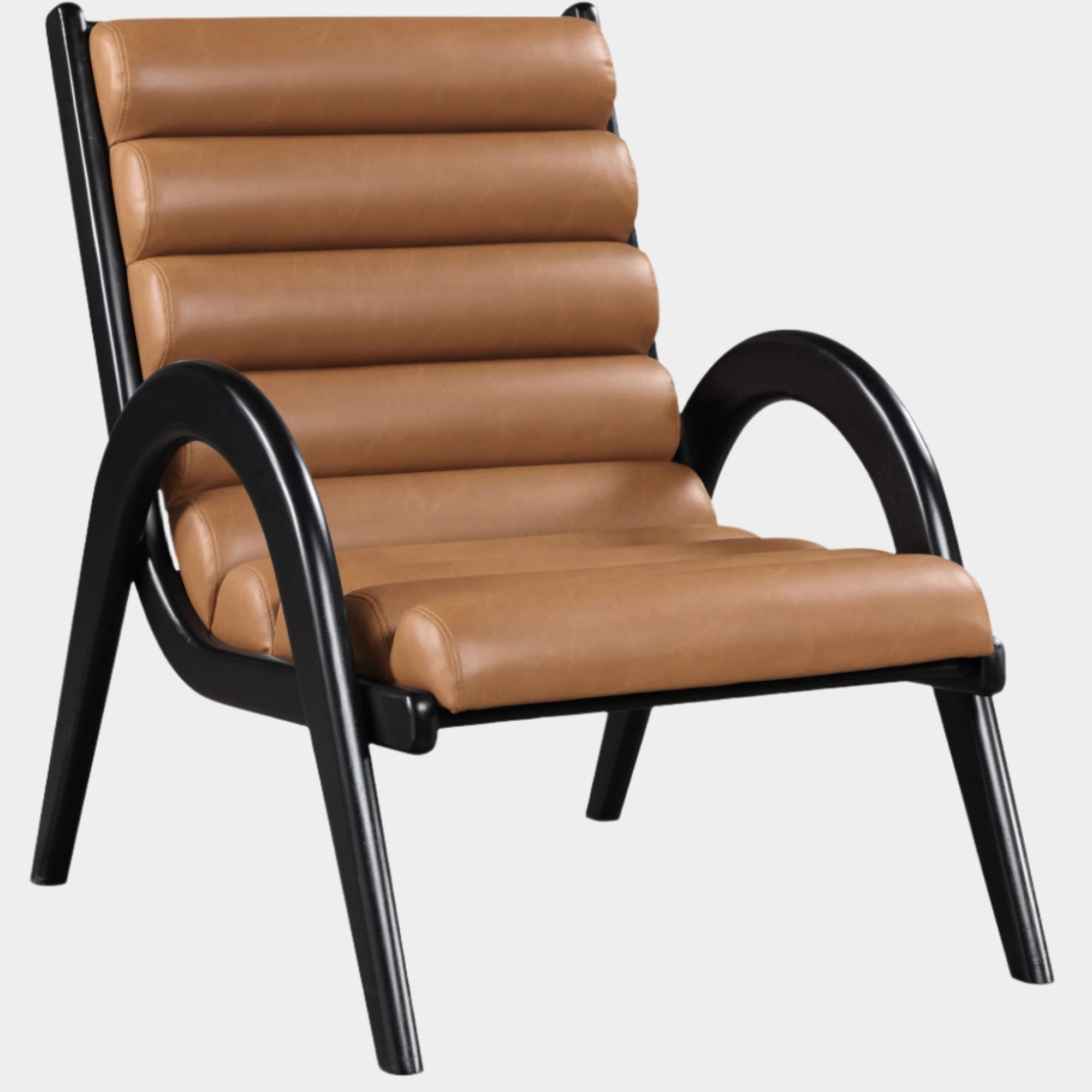 Fauteuil d'appoint rembourré en chenille Vivi