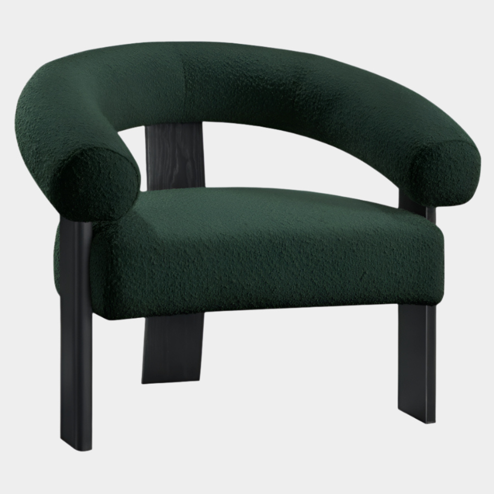 Fauteuil d'appoint rembourré en chenille Vivi