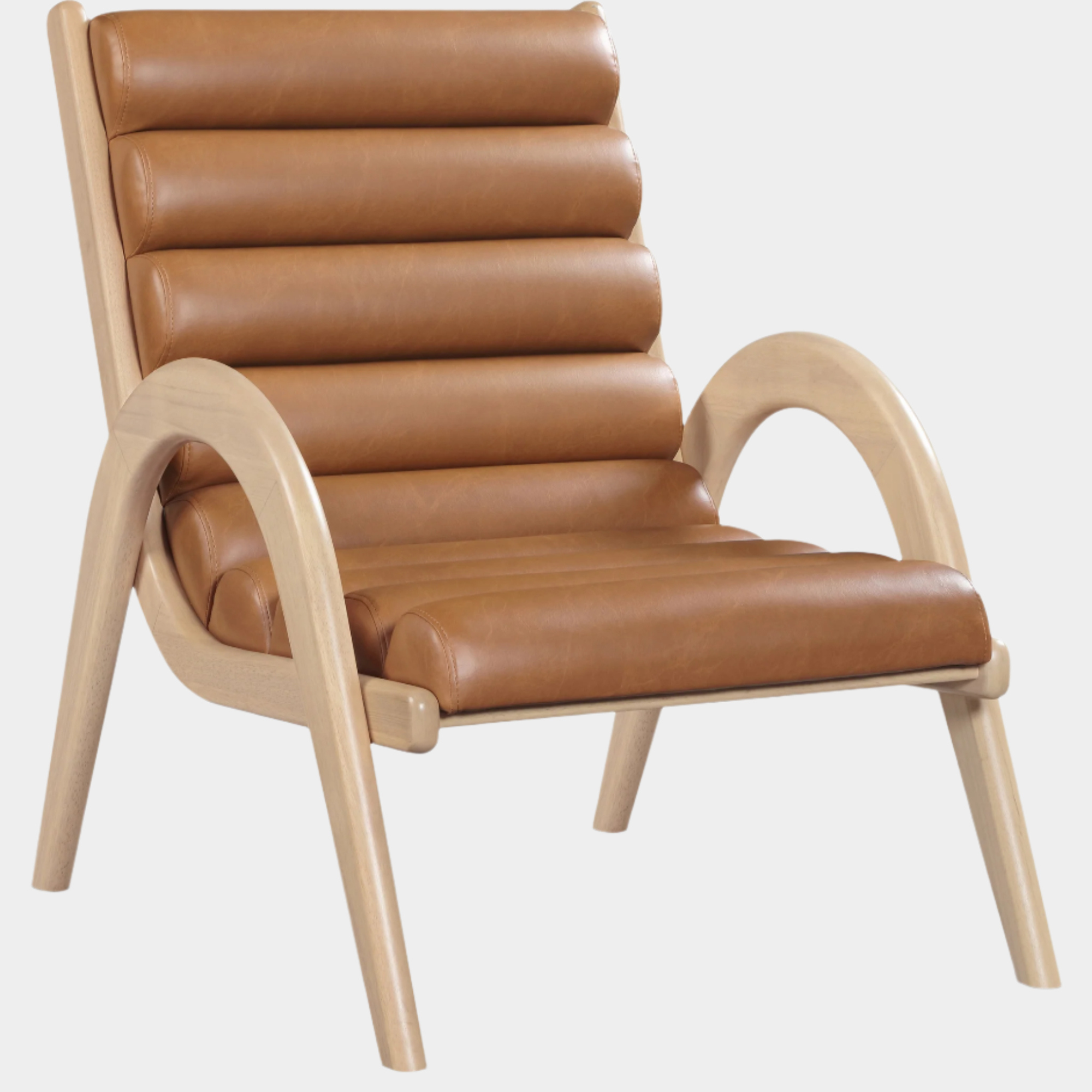 Fauteuil d'appoint rembourré en chenille Vivi