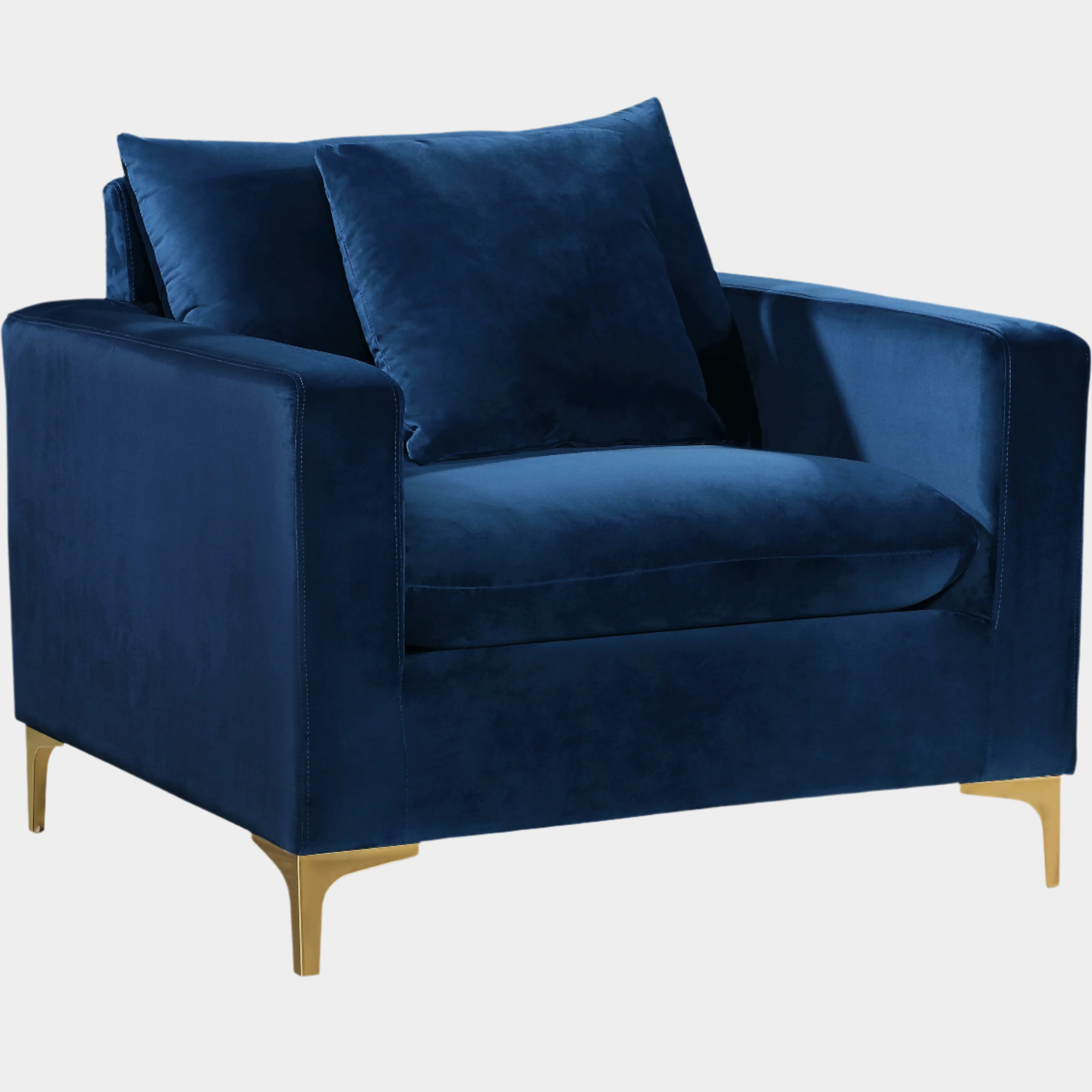 Fauteuil d'appoint rembourré en chenille Vivi