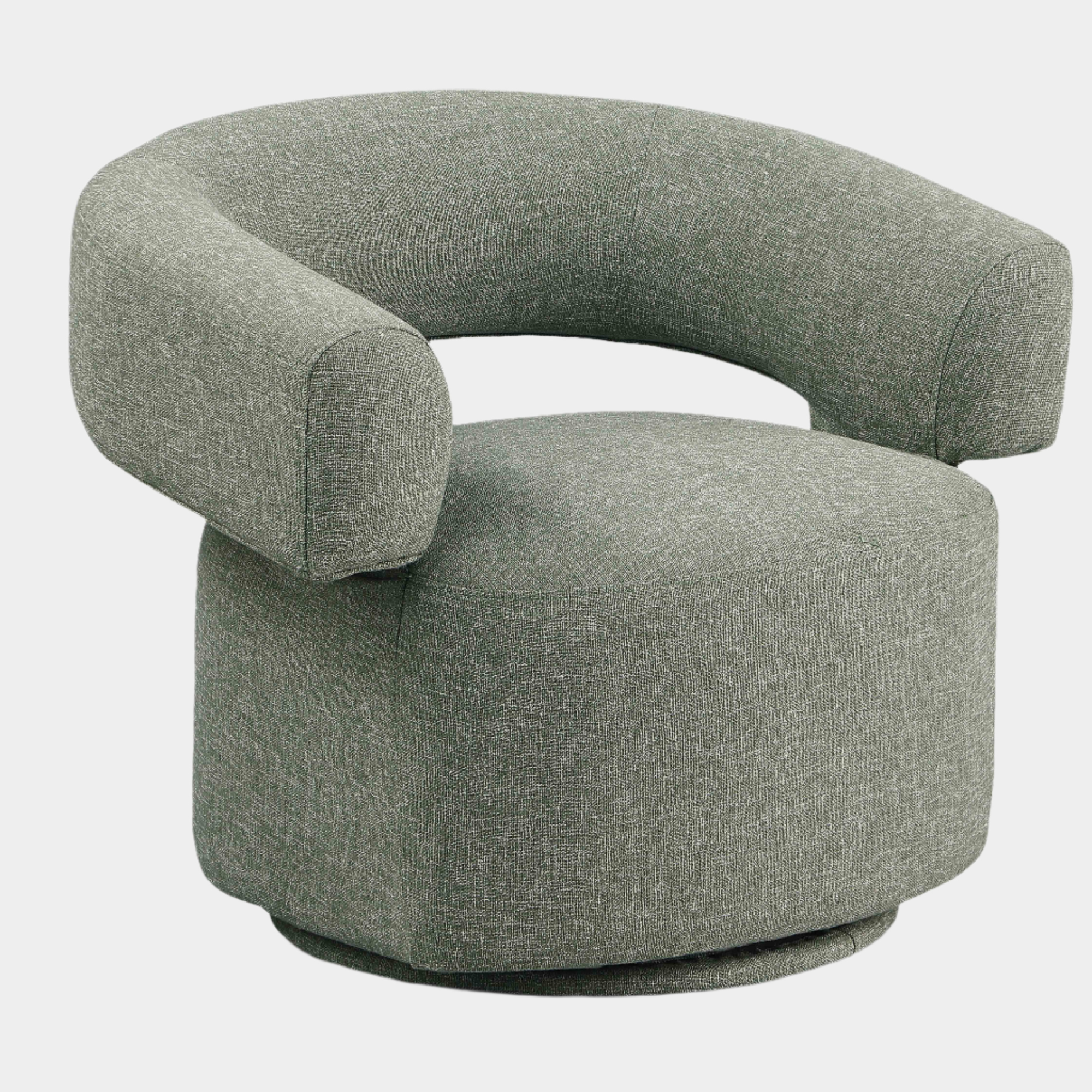 Fauteuil d'appoint rembourré en chenille Vivi