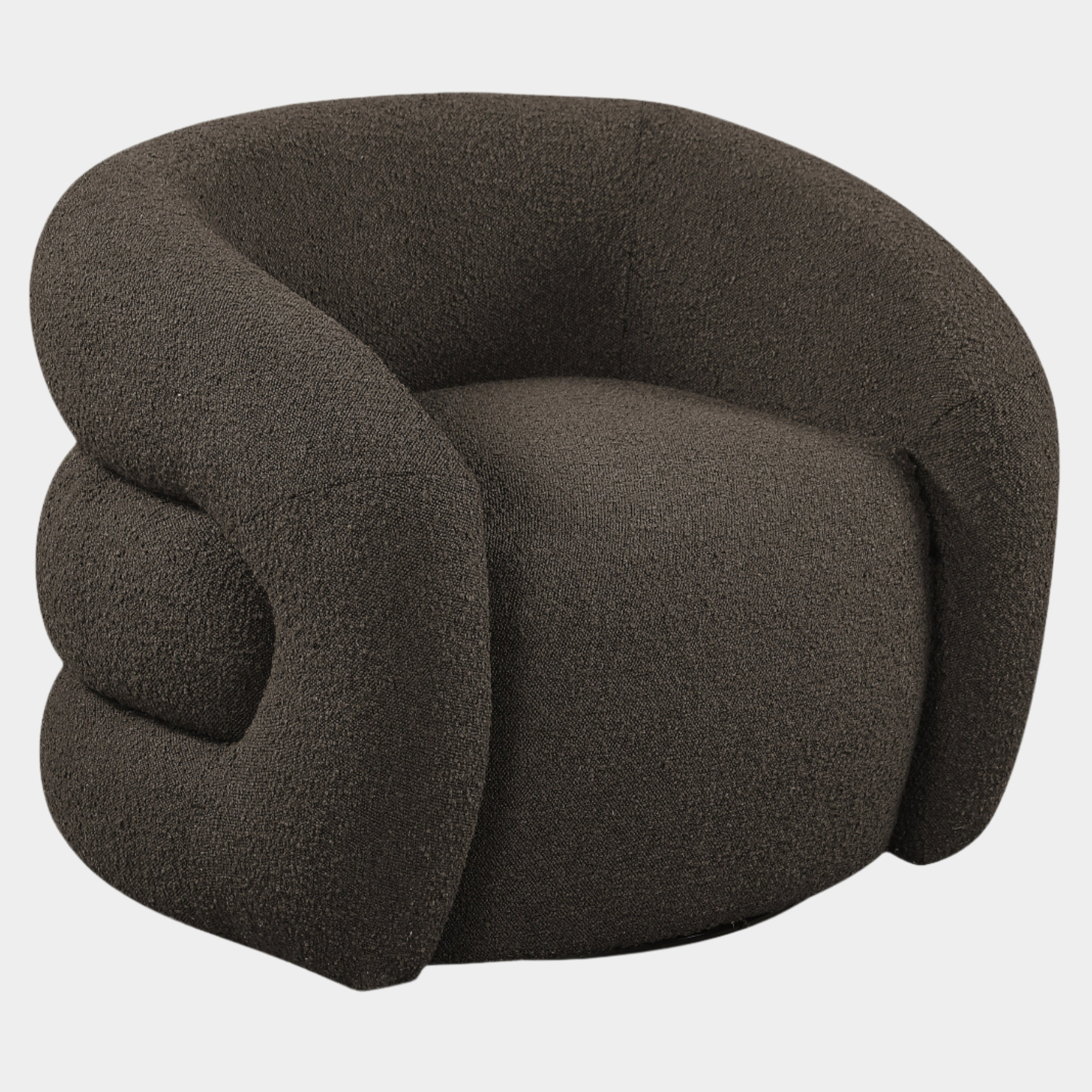 Fauteuil d'appoint rembourré en chenille Vivi