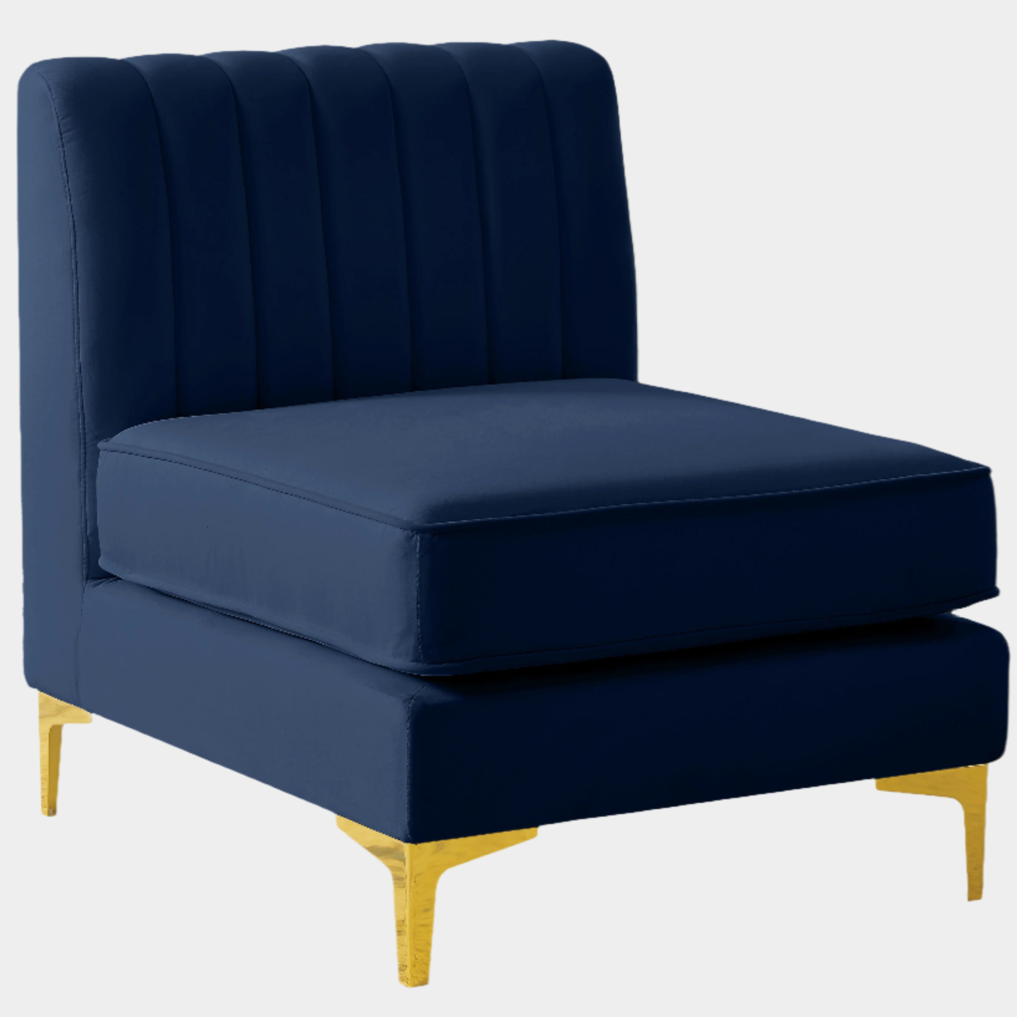 Fauteuil d'appoint rembourré en chenille Vivi