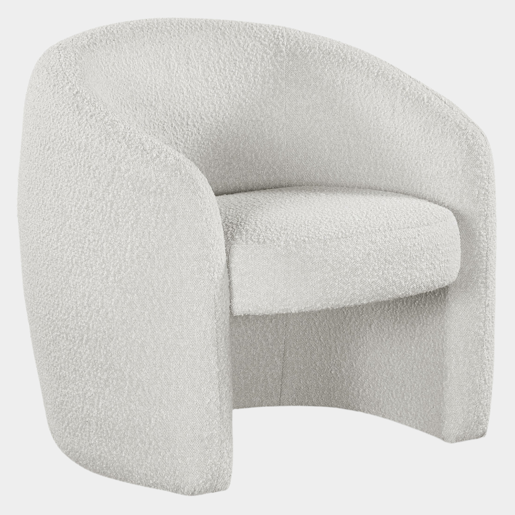 Fauteuil d'appoint rembourré en chenille Vivi