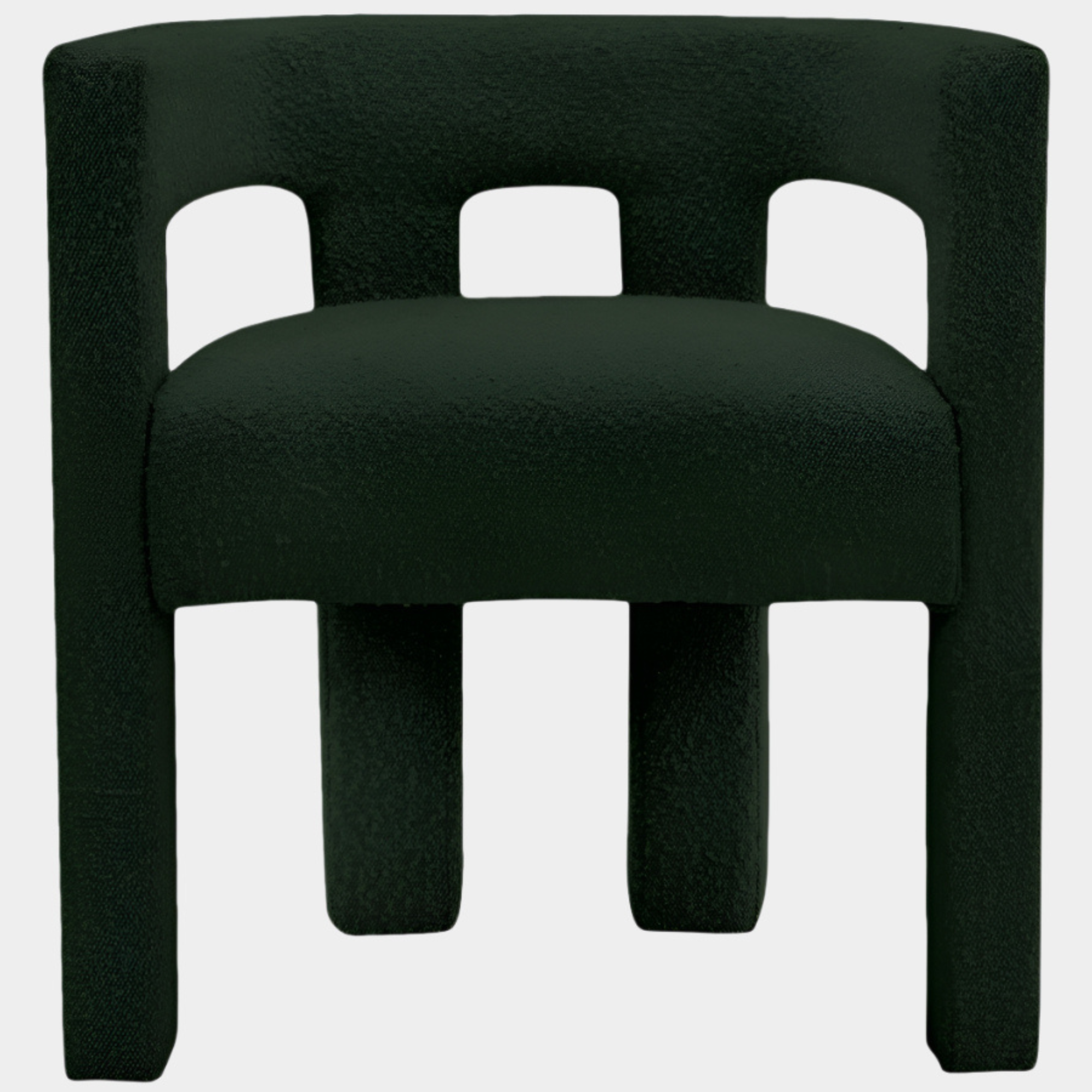 Fauteuil d'appoint rembourré en chenille Vivi