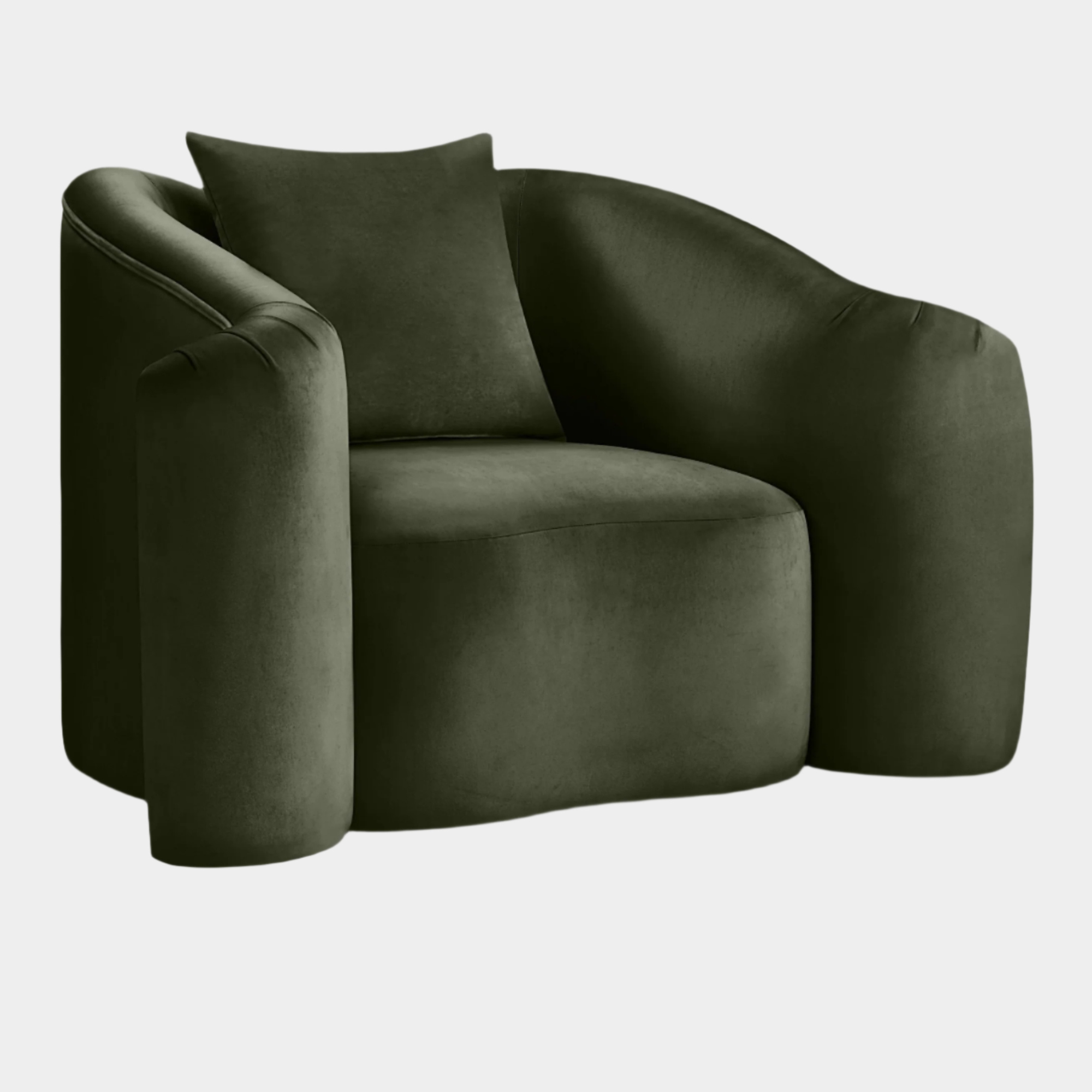 Destin Velvet Upholstered Accent Chair