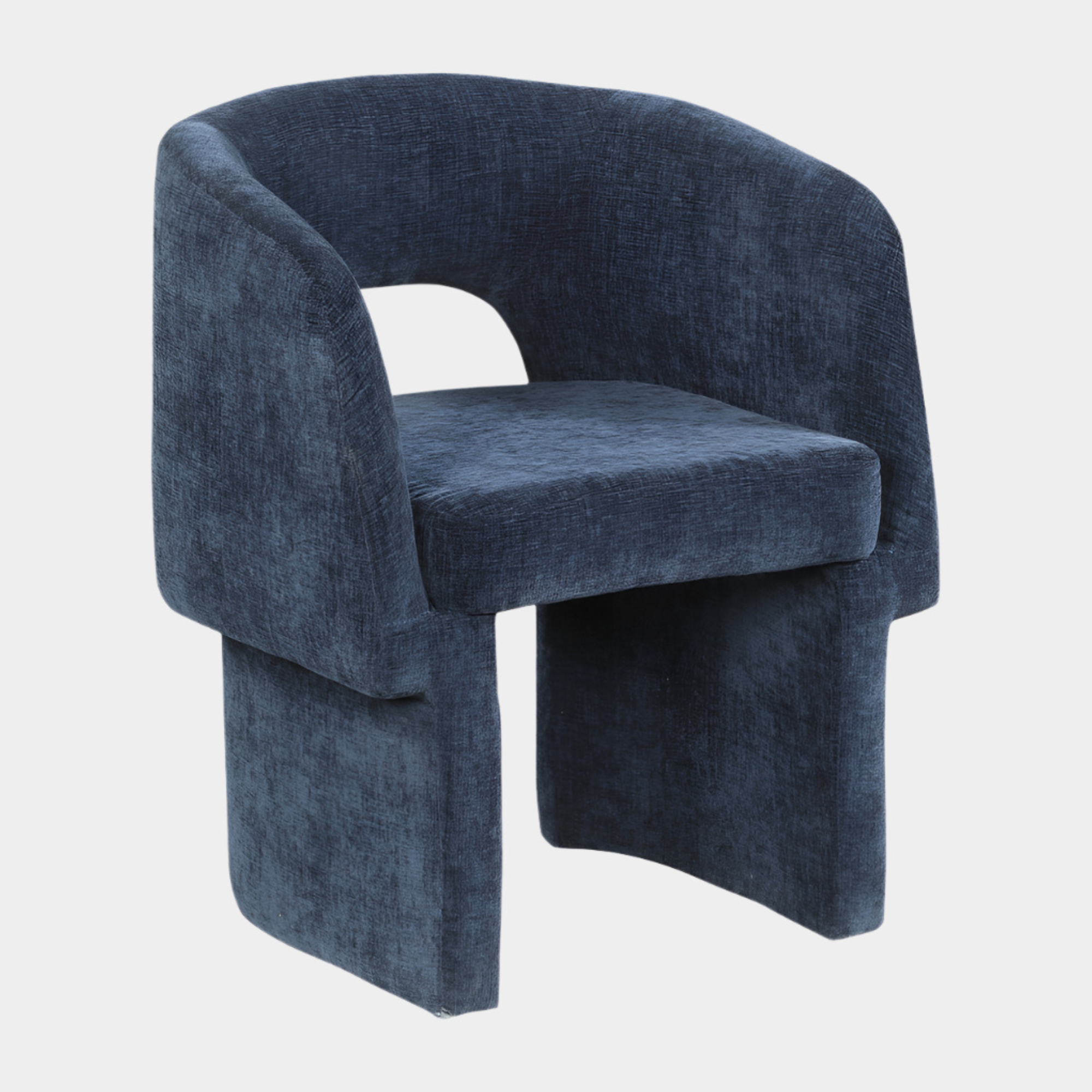 Fauteuil d'appoint rembourré en chenille Vivi
