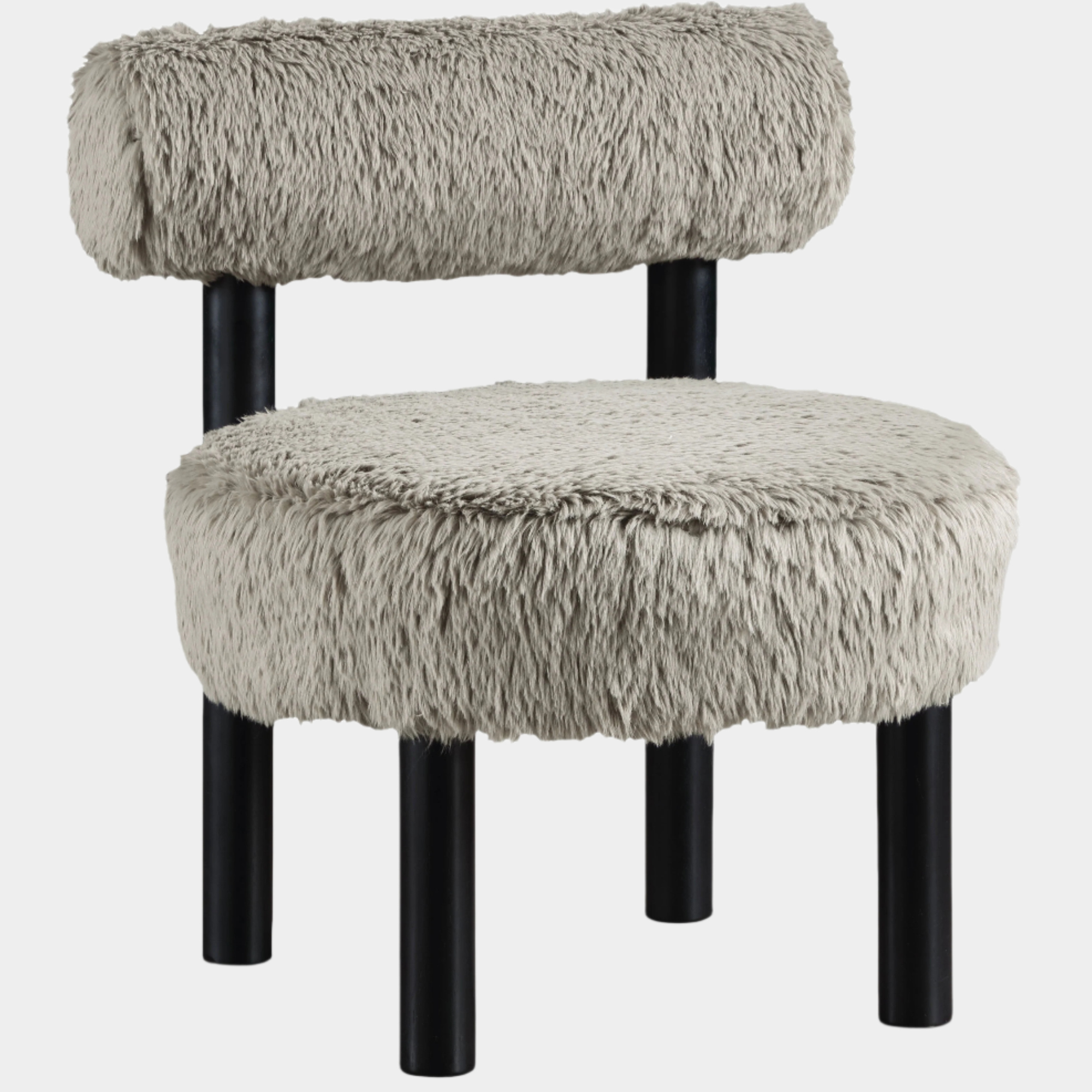 Fauteuil d'appoint rembourré en chenille Vivi