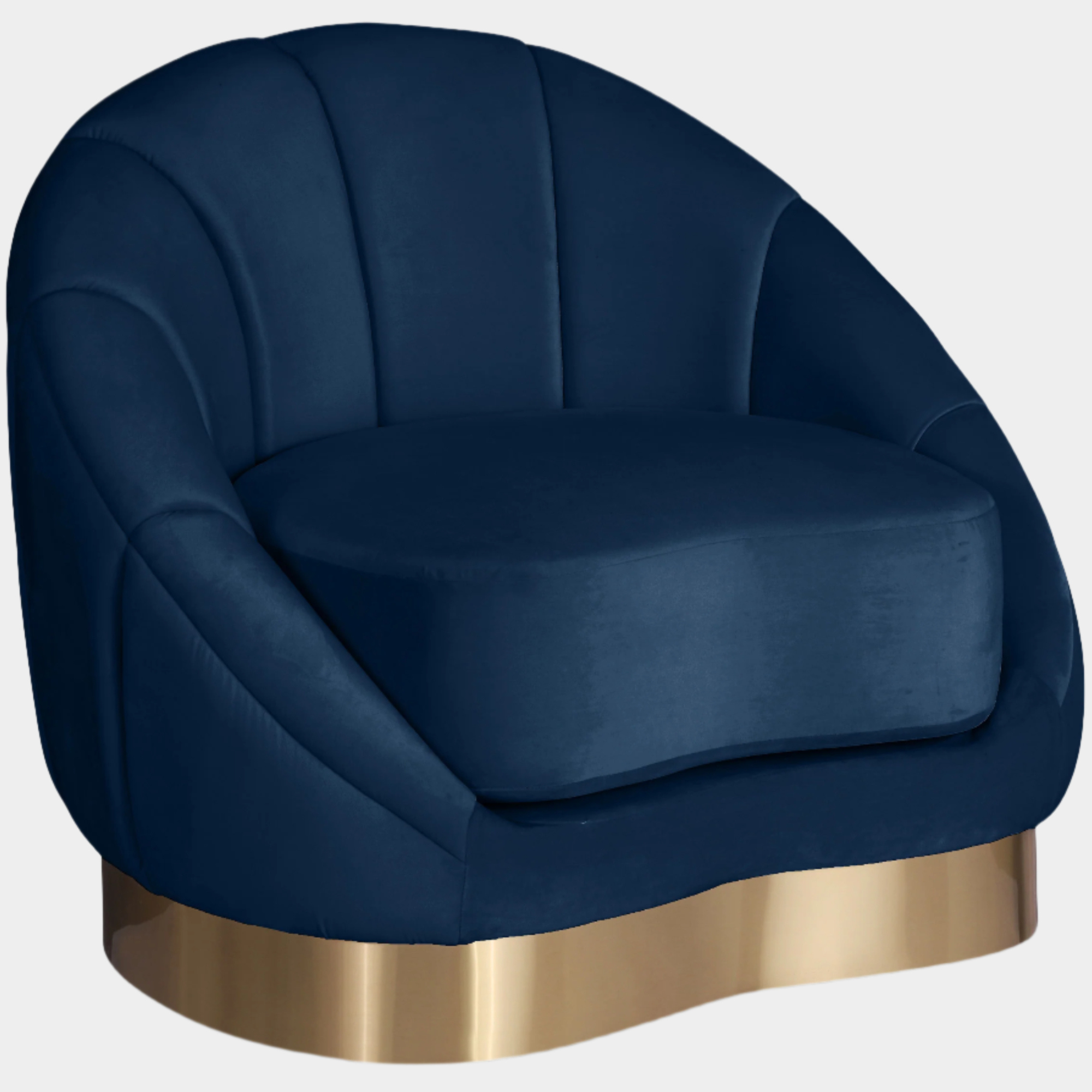 Fauteuil d'appoint rembourré en chenille Vivi