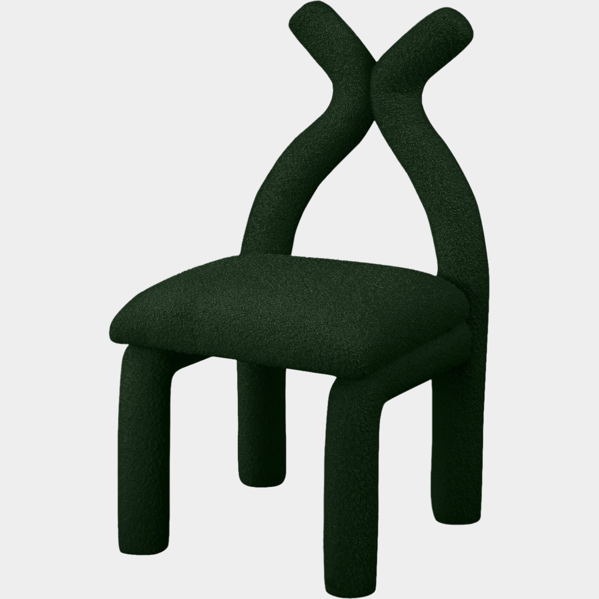 Fauteuil d'appoint rembourré en chenille Vivi