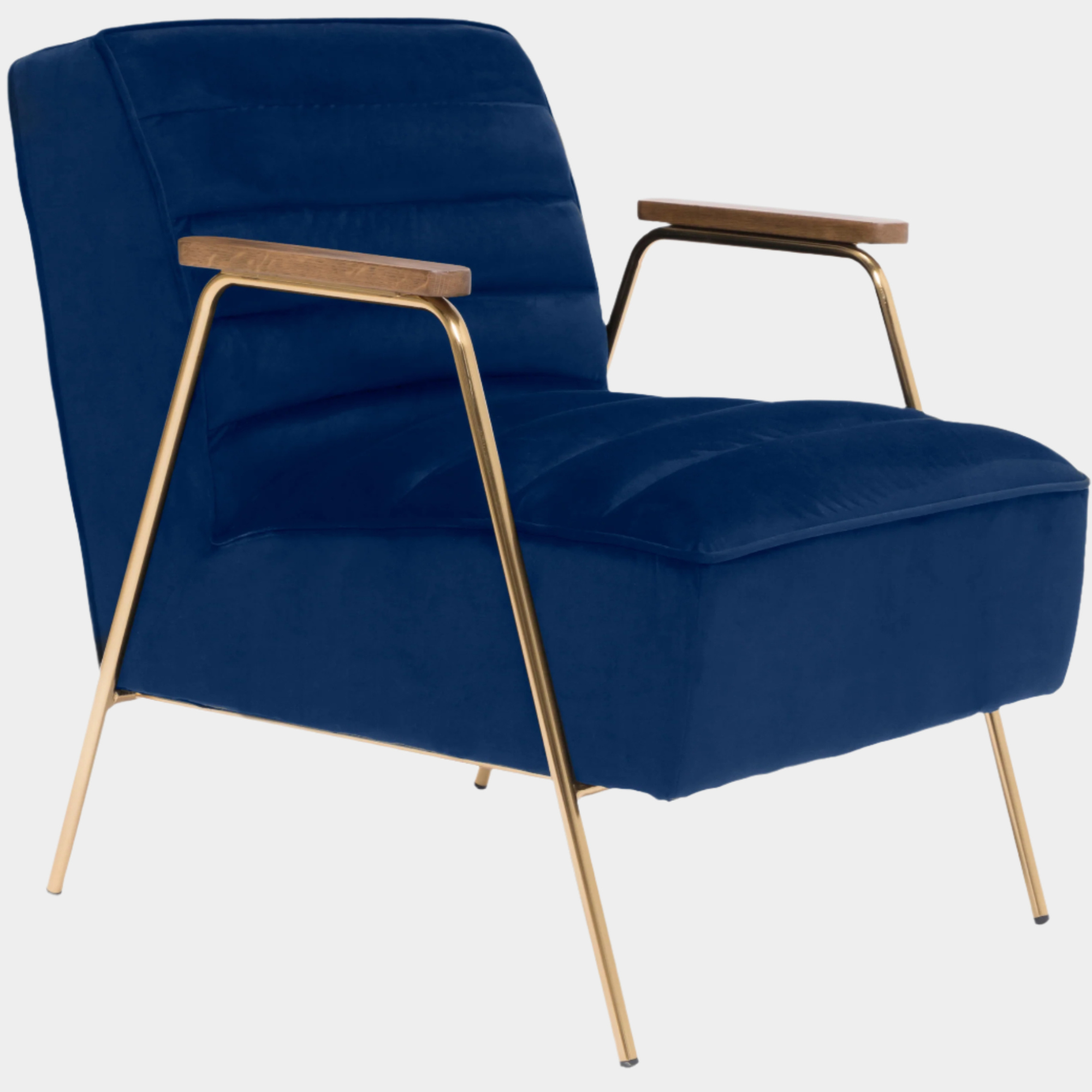 Fauteuil d'appoint rembourré en chenille Vivi