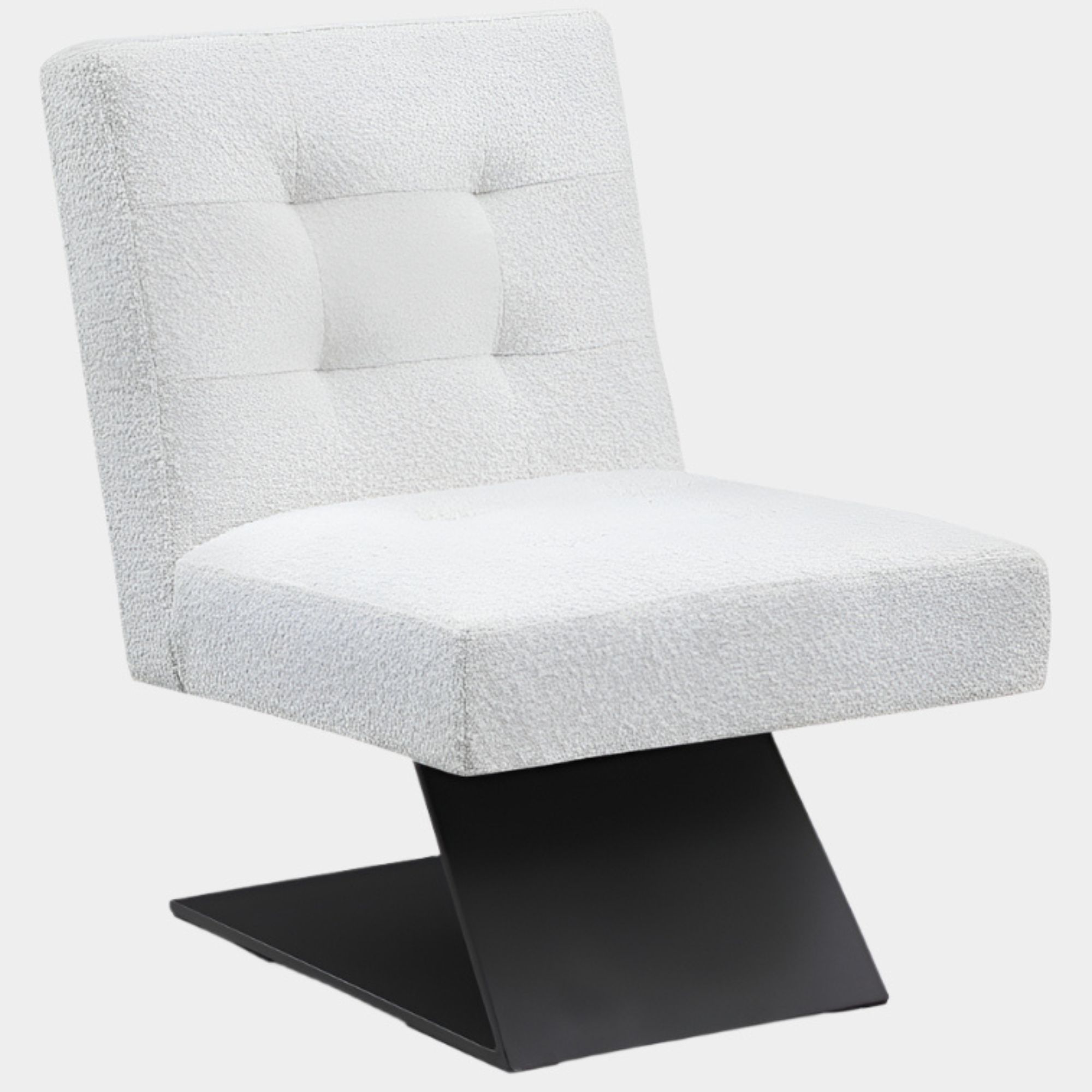 Fauteuil d'appoint rembourré en chenille Vivi