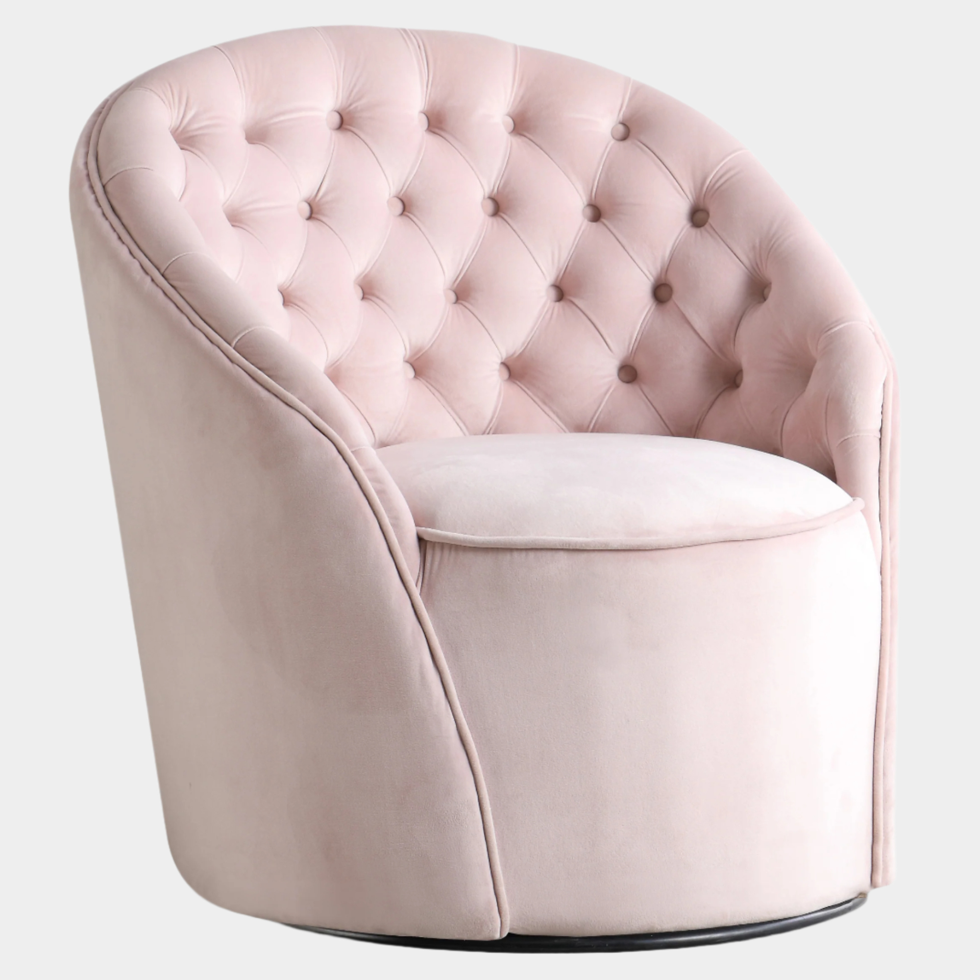 Fauteuil d'appoint rembourré en chenille Vivi