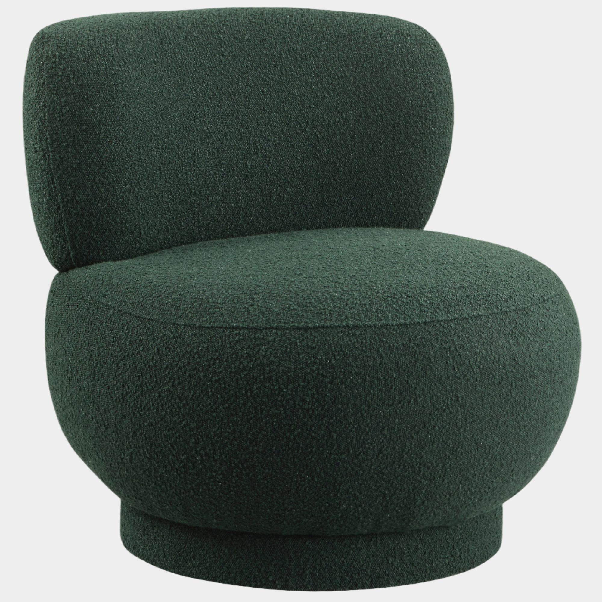 Fauteuil d'appoint rembourré en chenille Vivi
