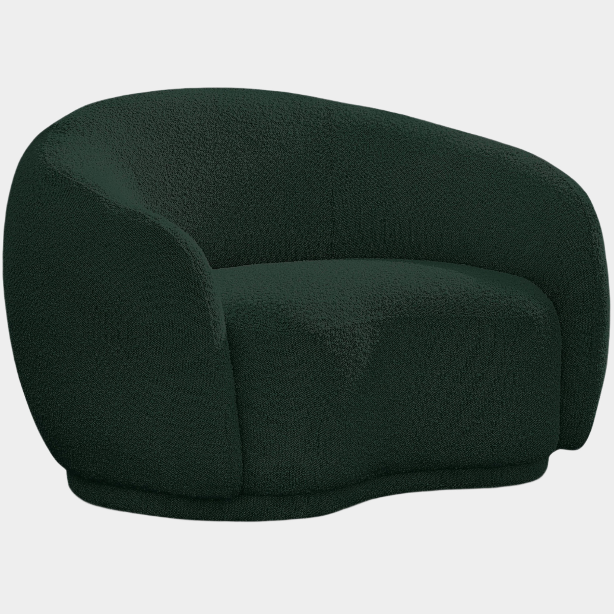 Fauteuil d'appoint rembourré en chenille Vivi