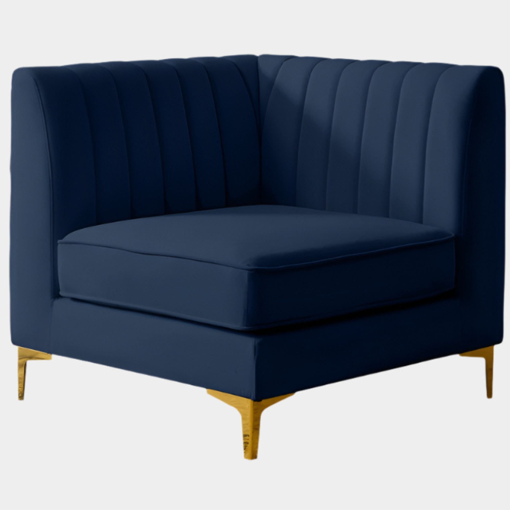 Fauteuil d'appoint rembourré en chenille Vivi