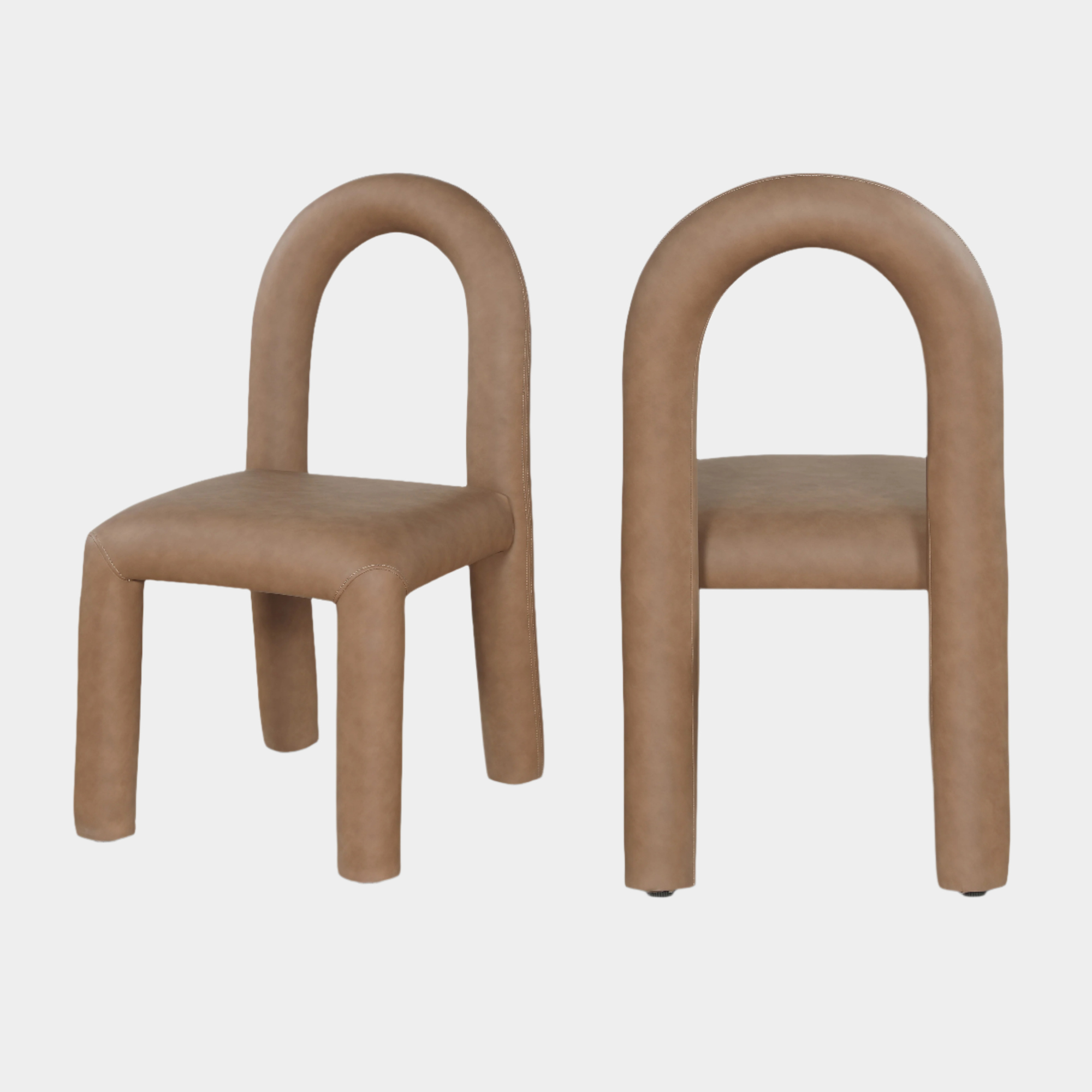 Fauteuil d'appoint rembourré en chenille Vivi
