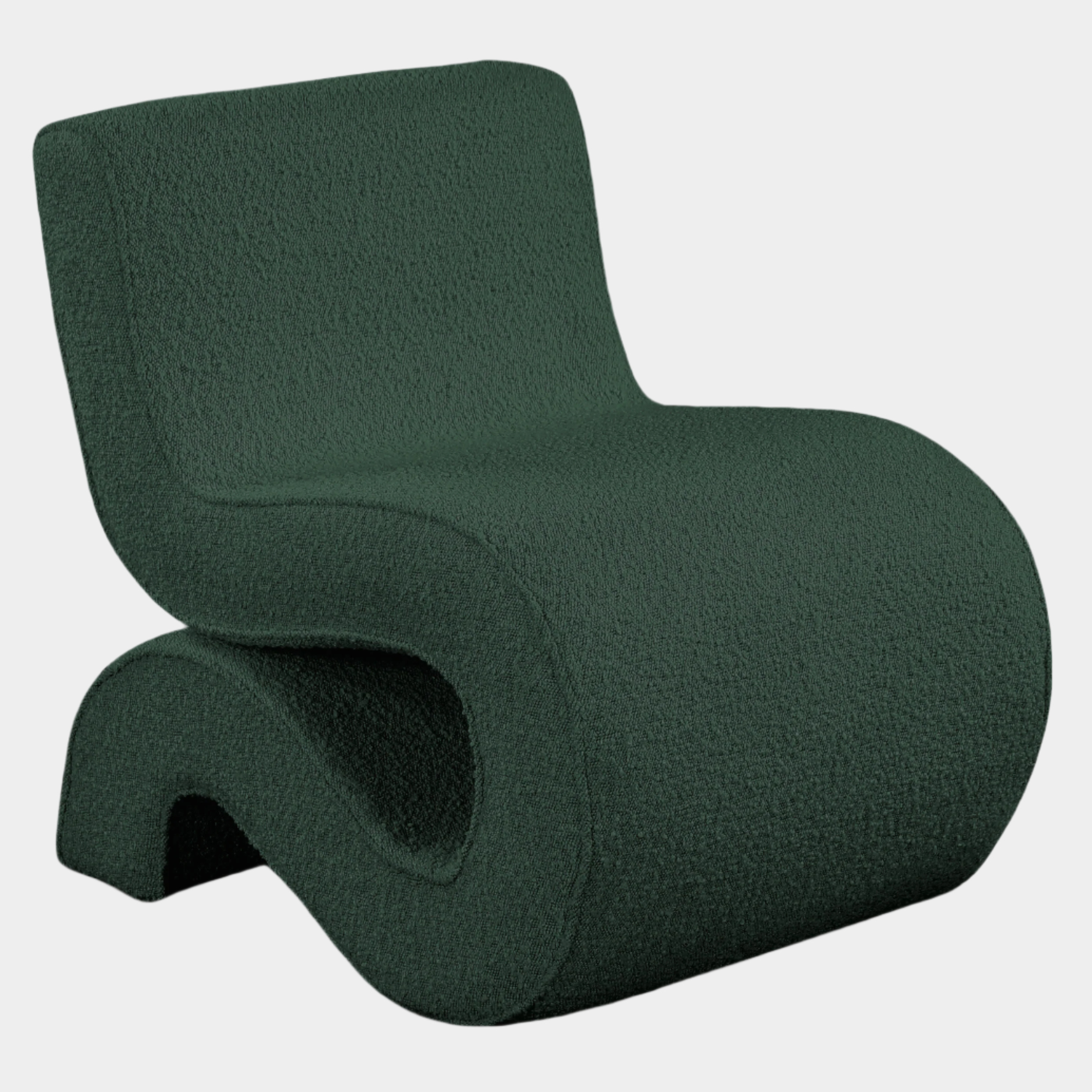 Fauteuil d'appoint rembourré en chenille Vivi