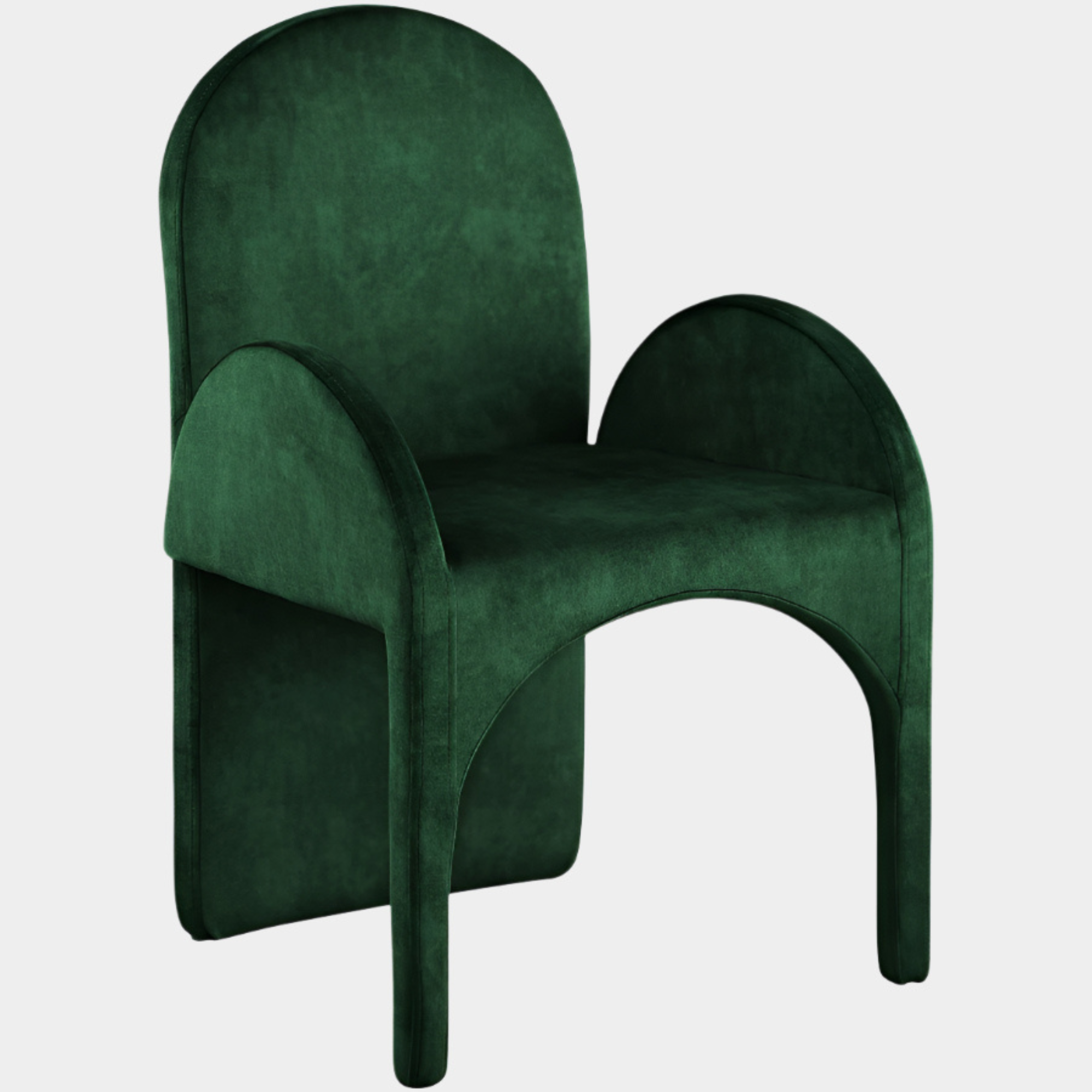 Fauteuil d'appoint rembourré en chenille Vivi