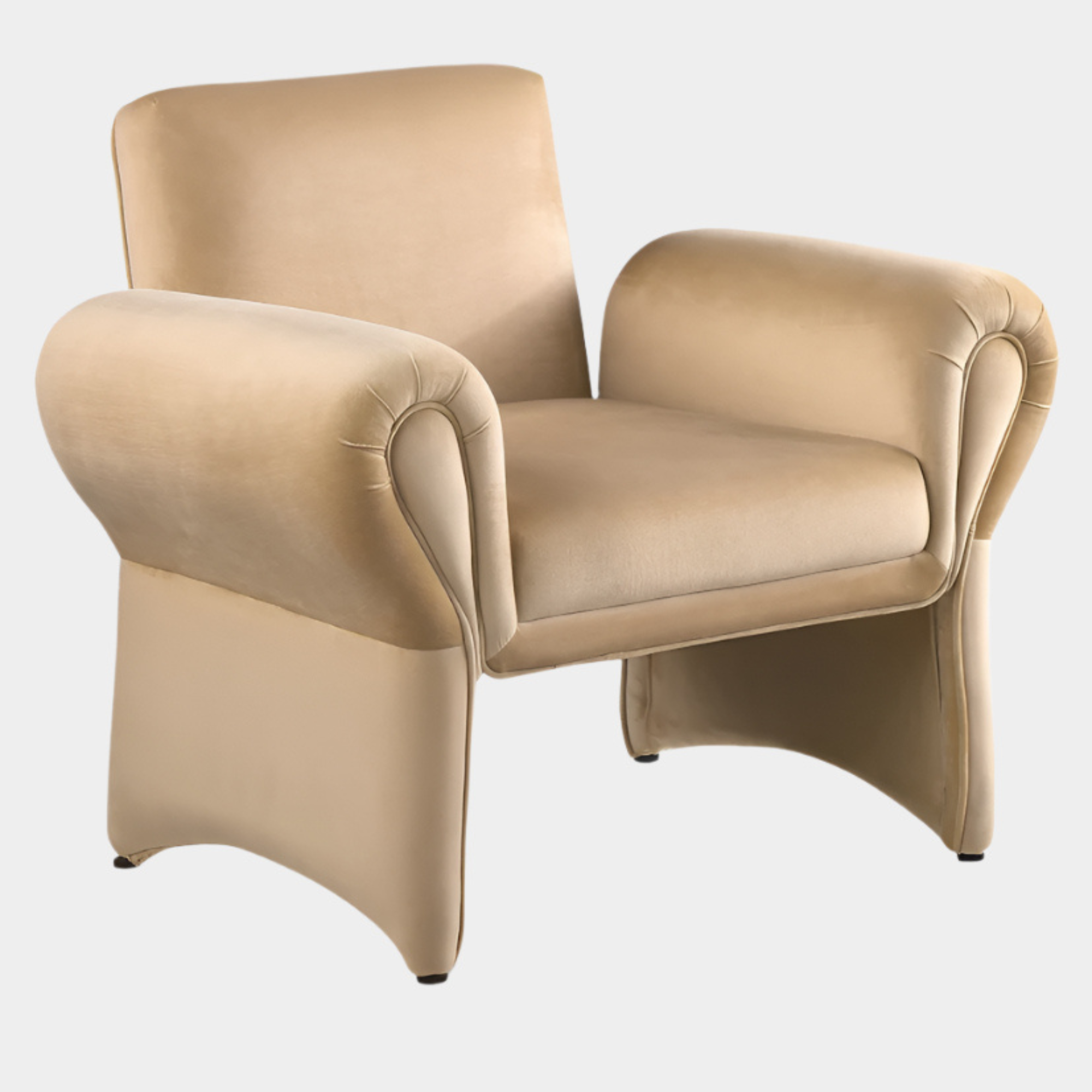 Fleurette Velvet Upholstered Accent Chair