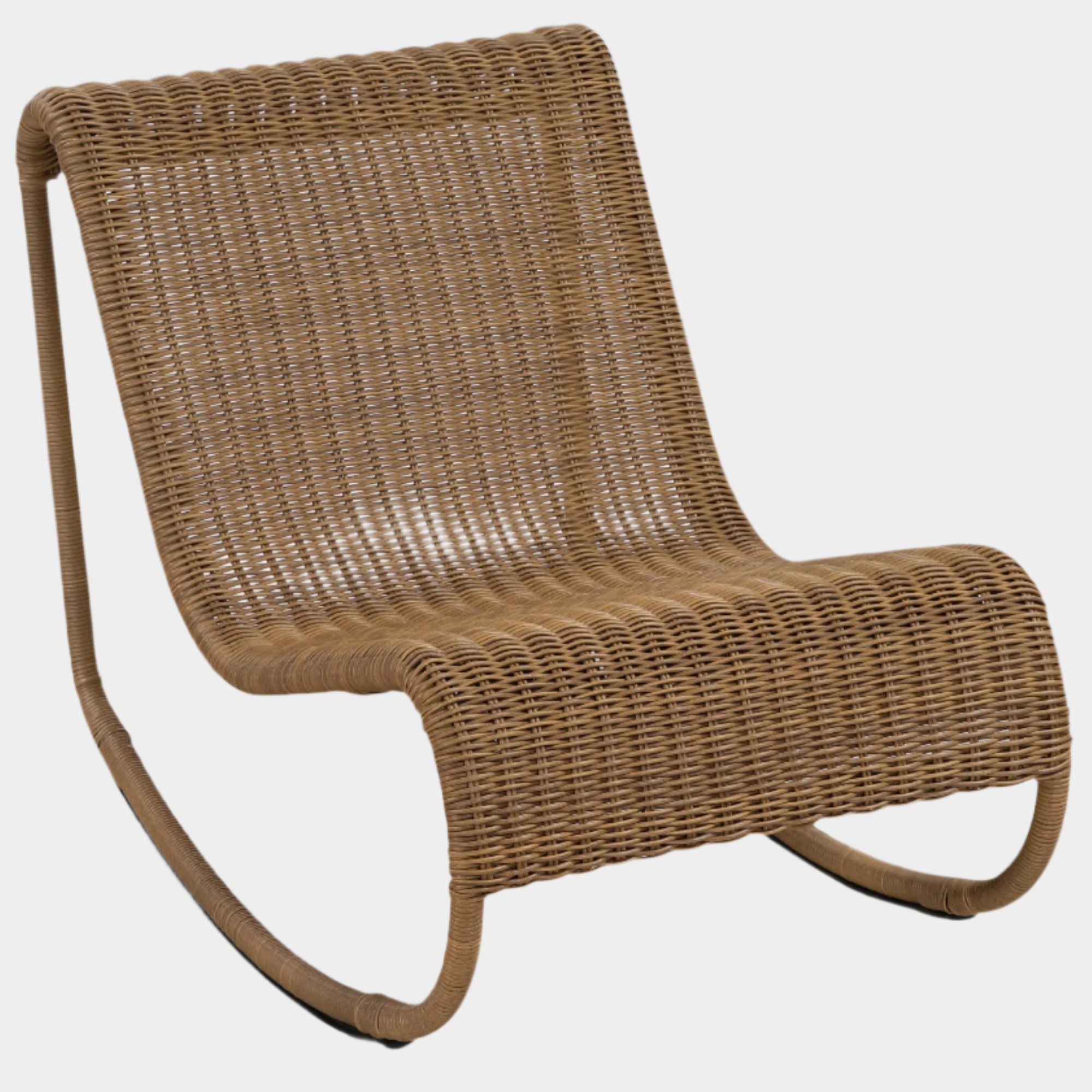 Chaise longue en tissu Orian Teddy