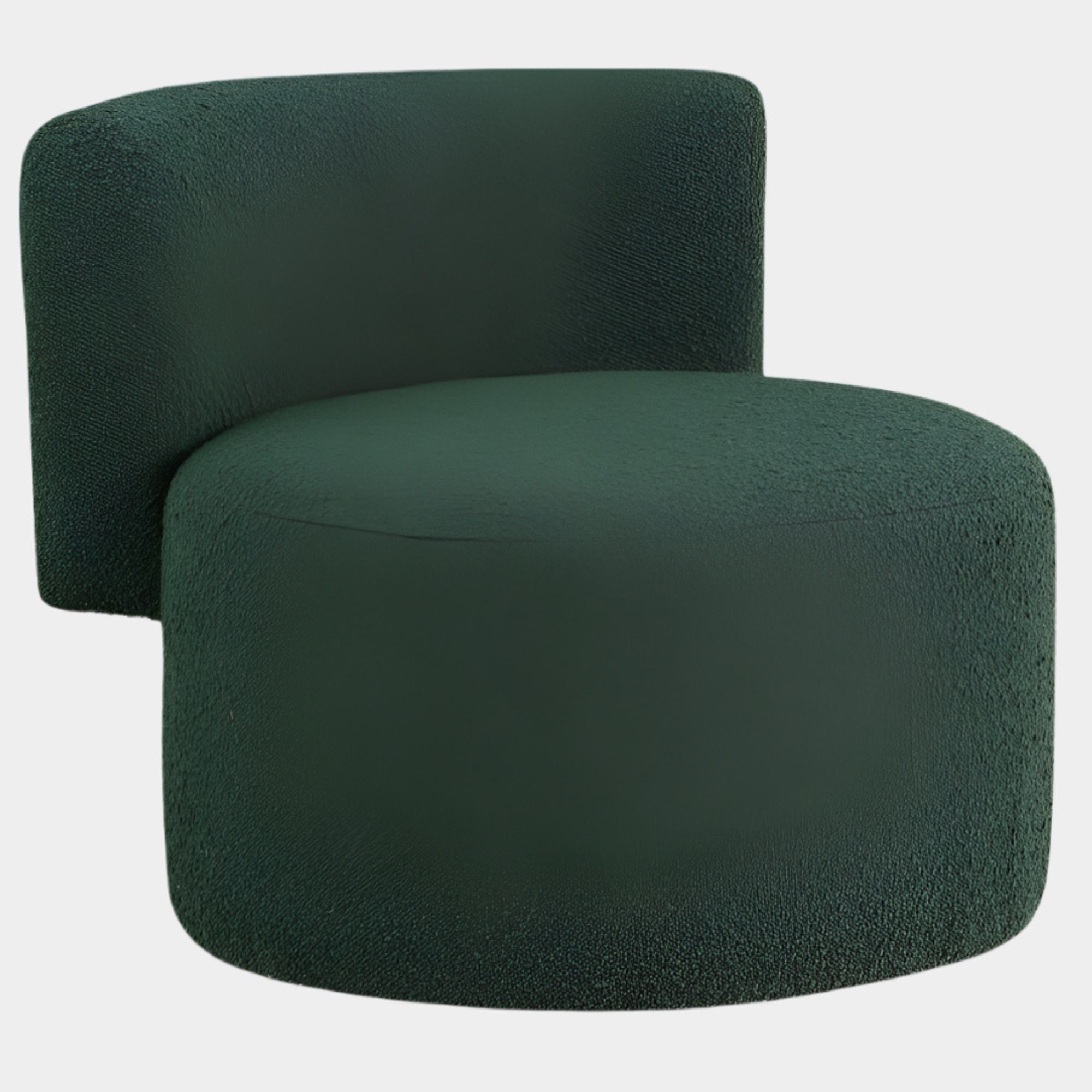 Fauteuil d'appoint rembourré en chenille Vivi