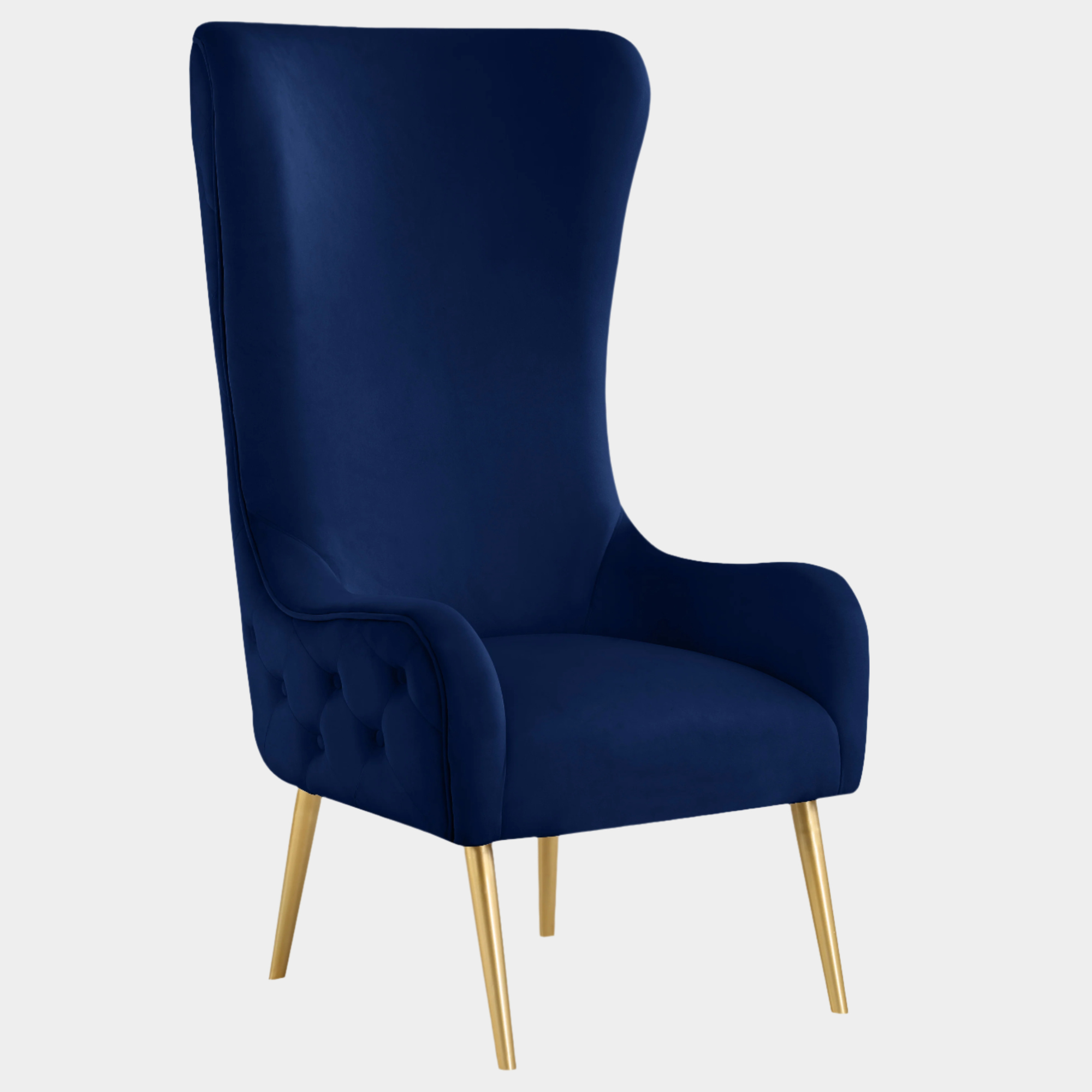 Fauteuil d'appoint rembourré en chenille Vivi