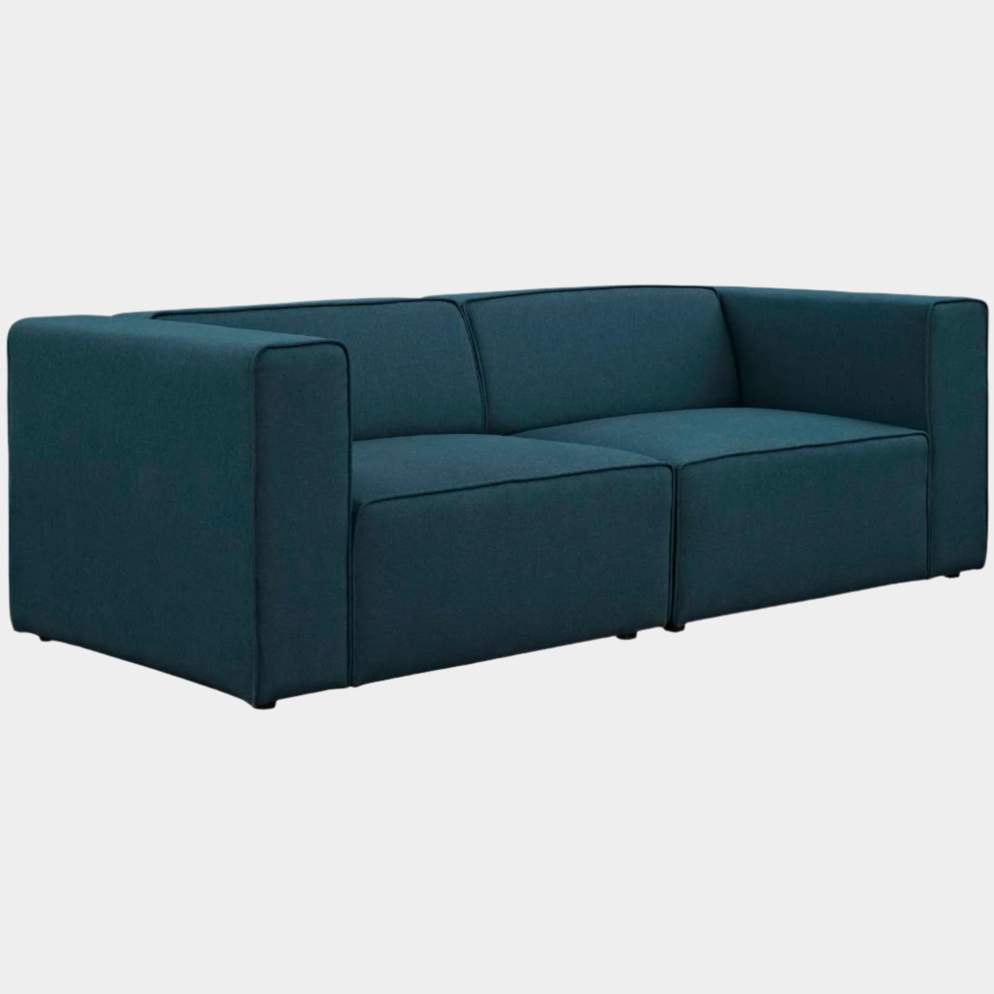 Chaise sans accoudoirs rembourrée en duvet Commix