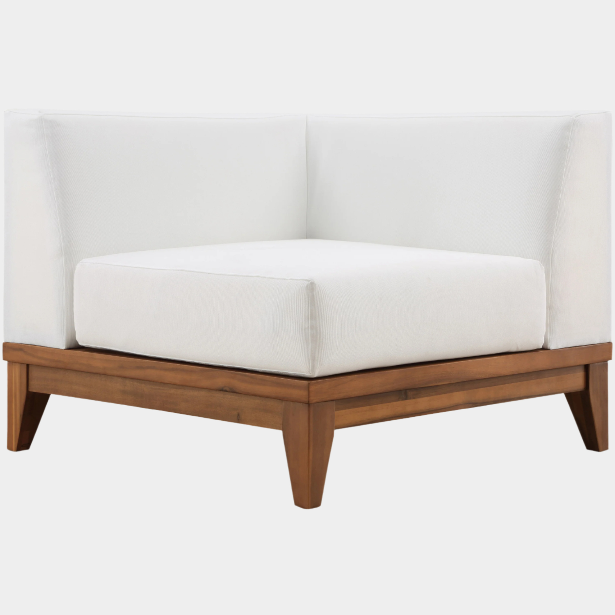 Chaise longue en tissu Orian Teddy