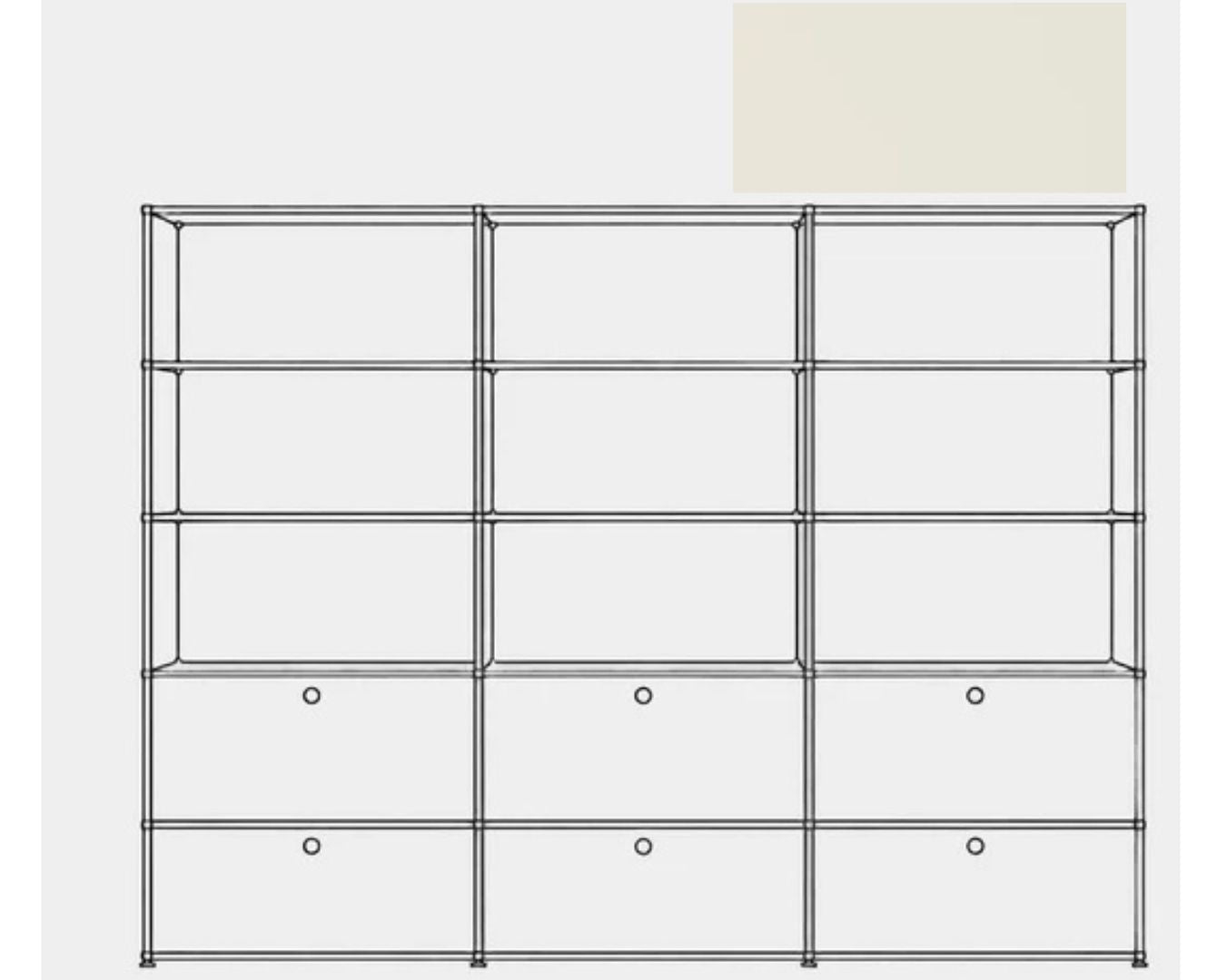 USM Haller R2 Storage Cabinet