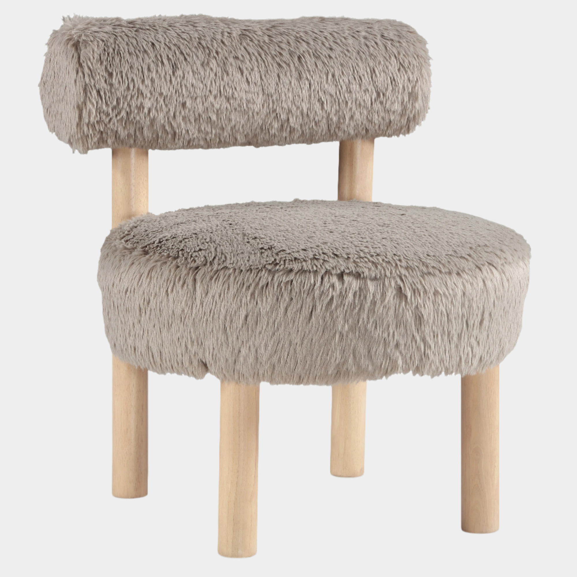 Fauteuil d'appoint rembourré en chenille Vivi