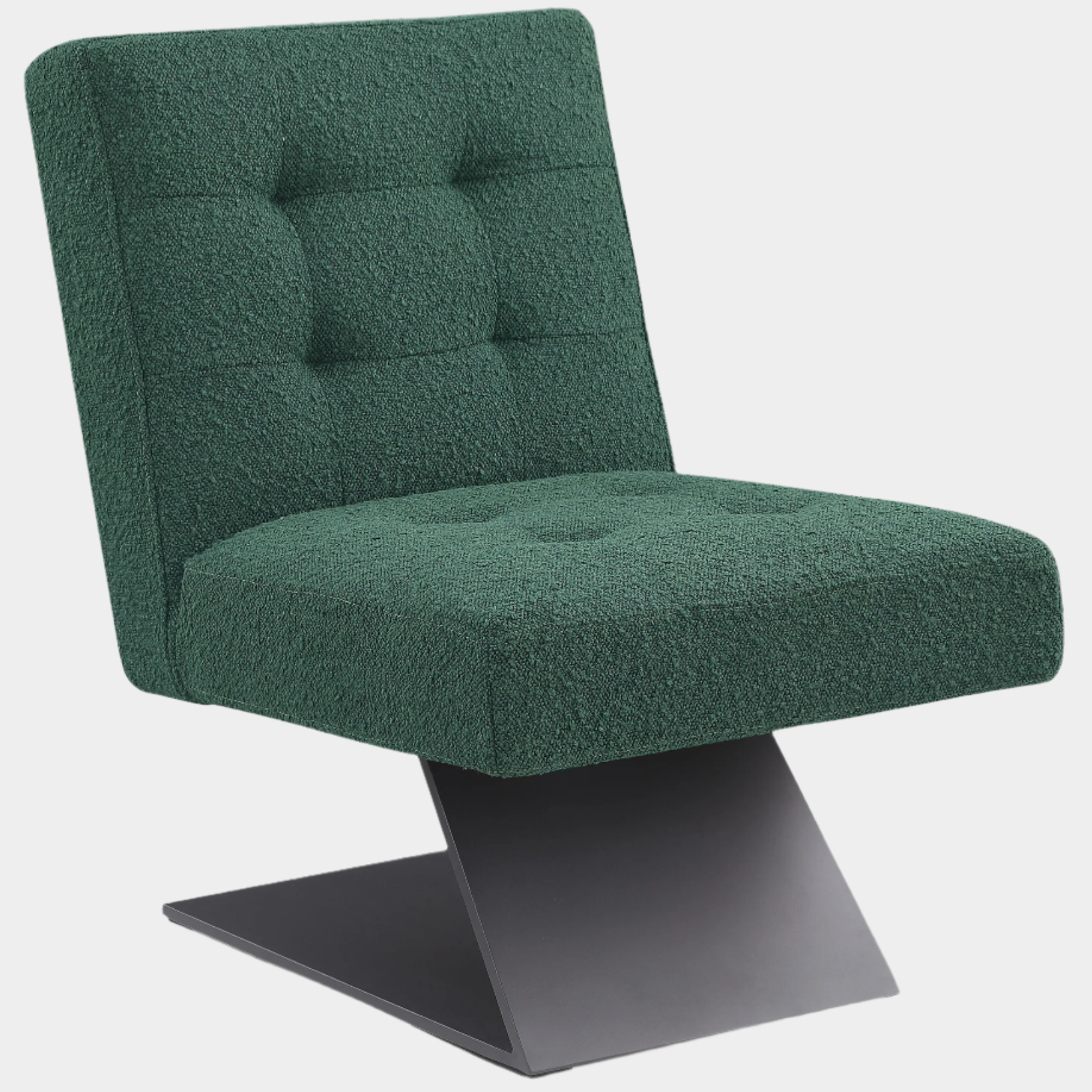 Fauteuil d'appoint rembourré en chenille Vivi