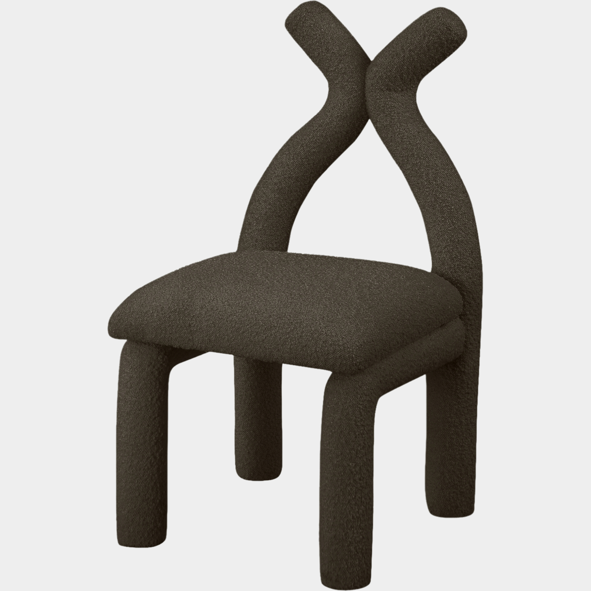 Fauteuil d'appoint rembourré en chenille Vivi