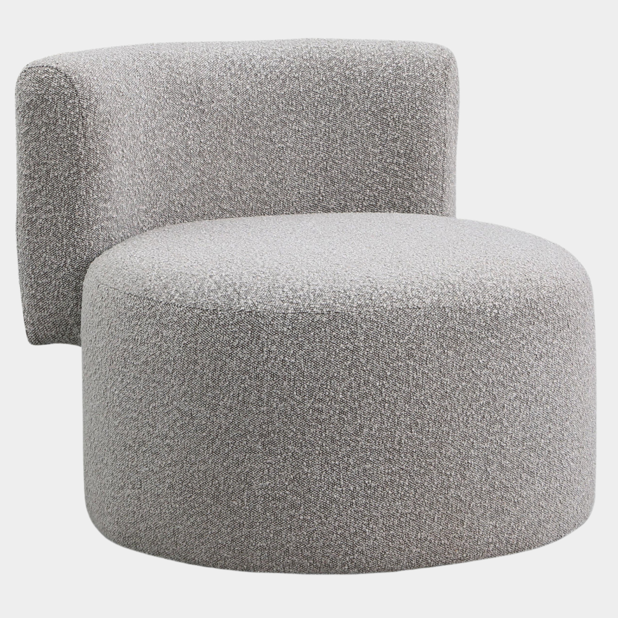 Fauteuil d'appoint rembourré en chenille Vivi