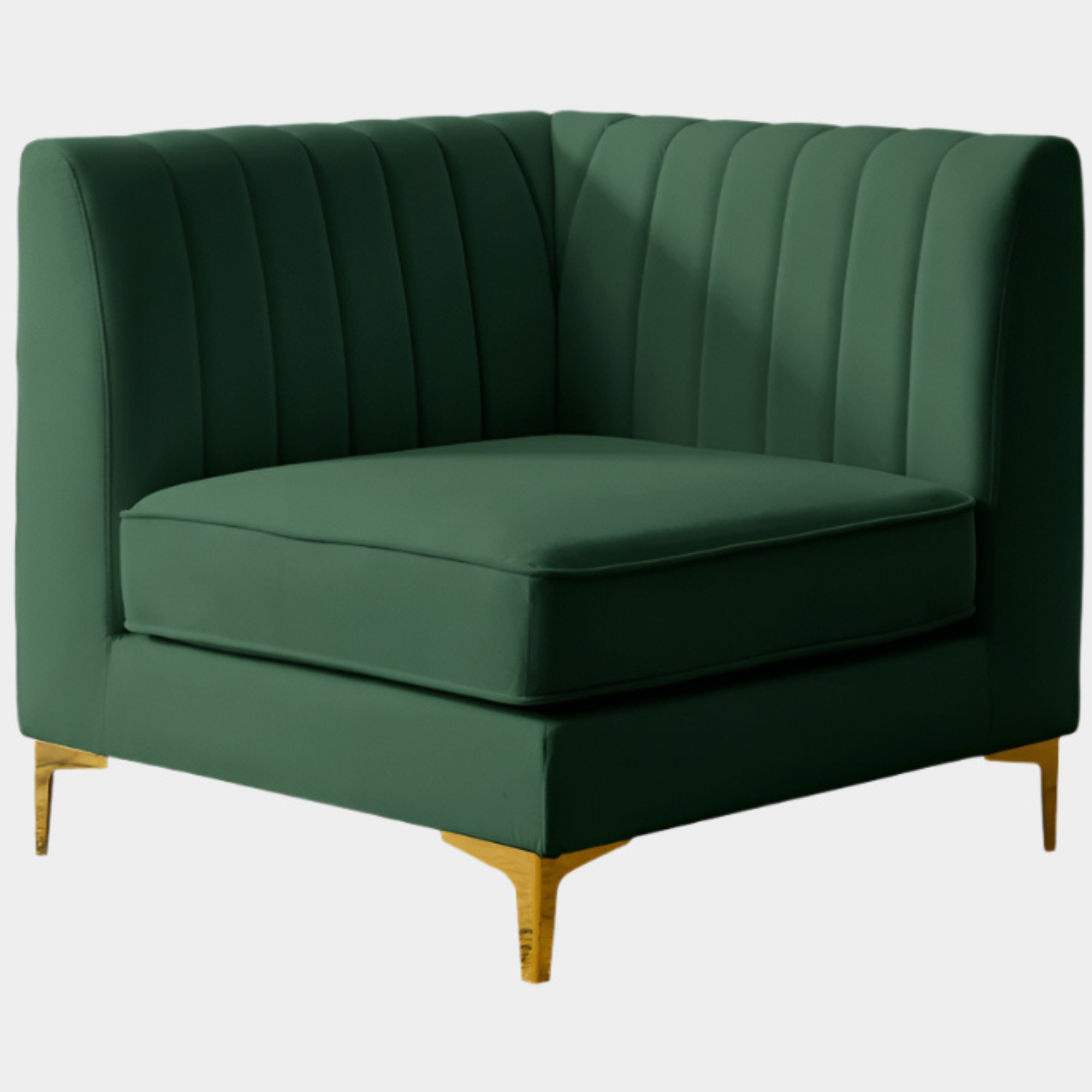 Fauteuil d'appoint rembourré en chenille Vivi