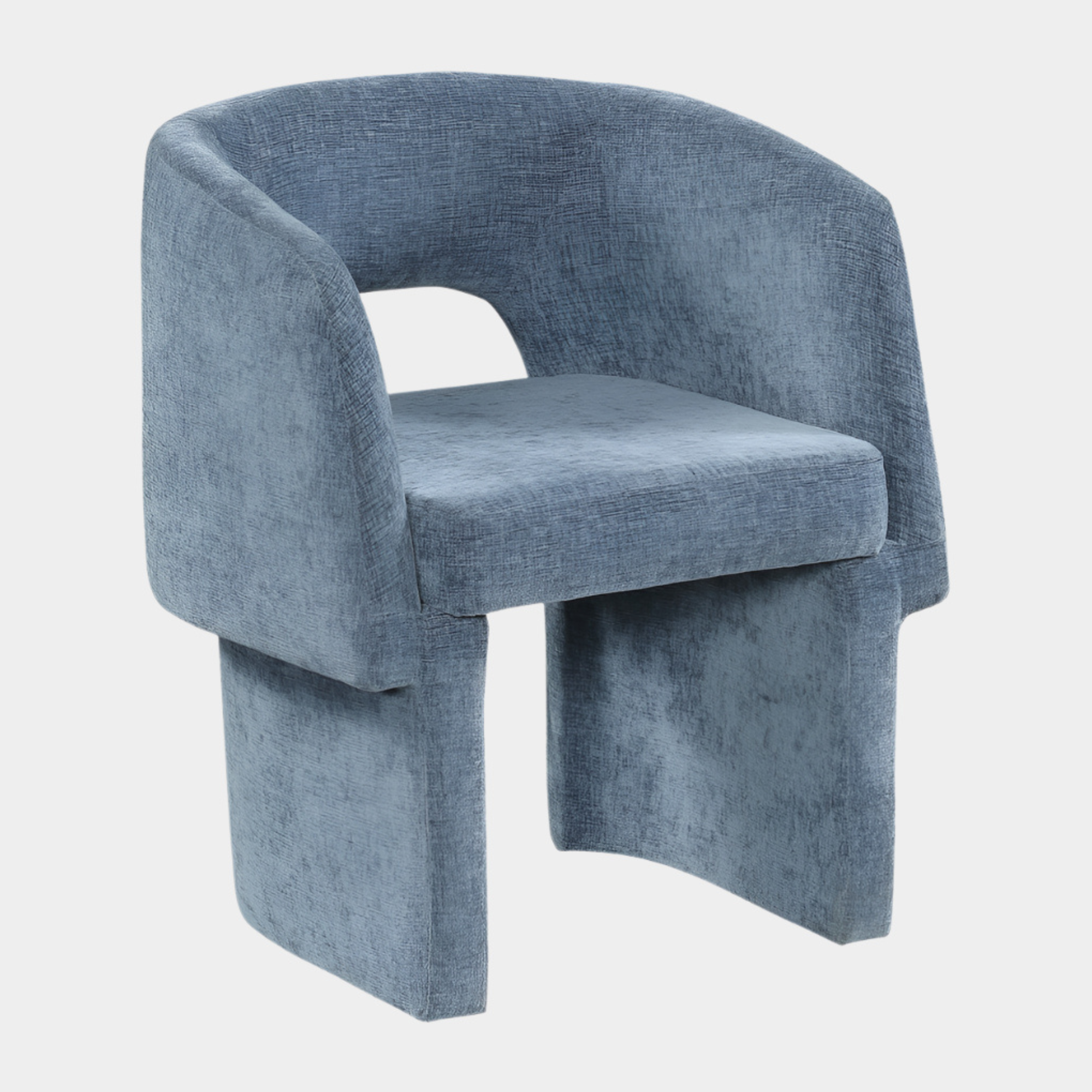 Fauteuil d'appoint rembourré en chenille Vivi