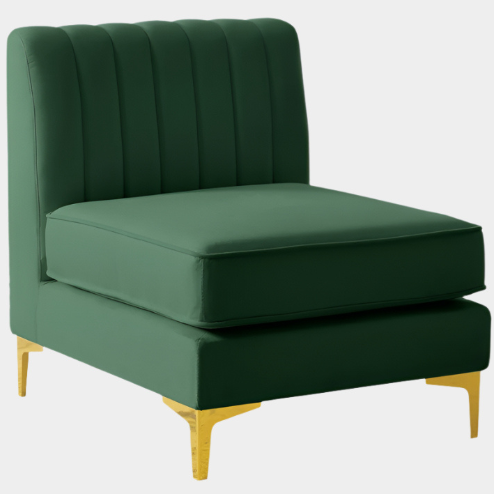 Fauteuil d'appoint rembourré en chenille Vivi